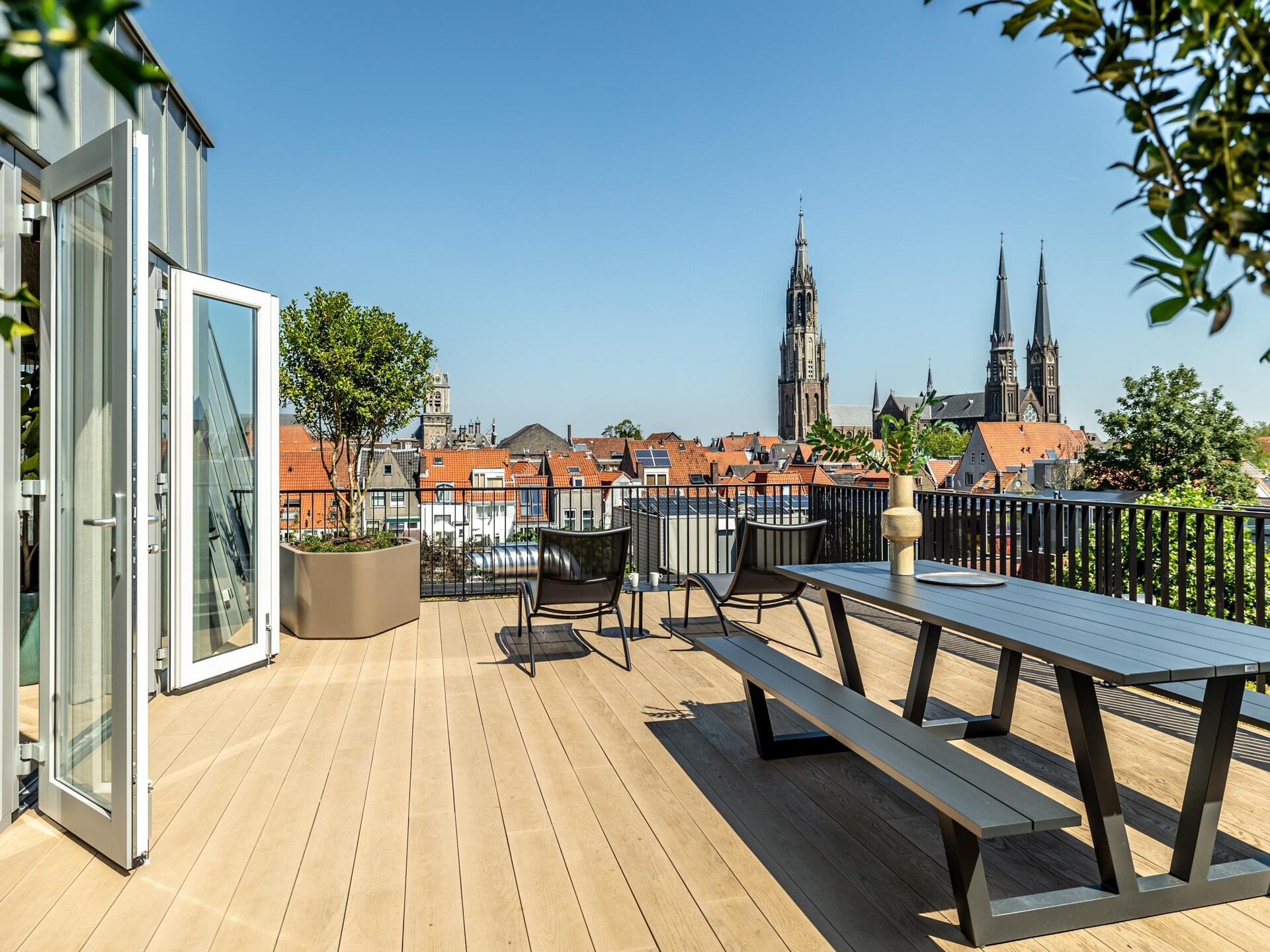 Stijlvol appartement met privé dakterras en uitzicht over Delft - foto 26