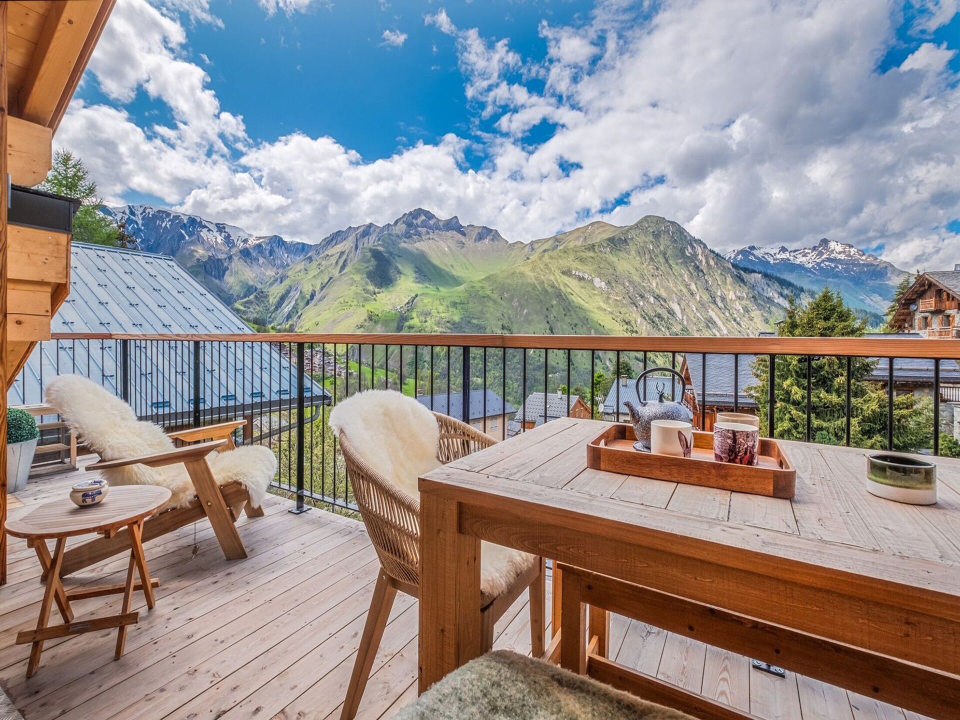 Authentiek chalet voor 8 personen in Saint Martin, op 180m van de skilift - foto 3