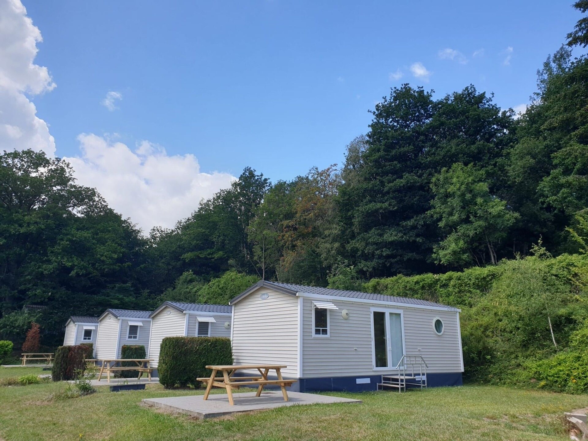 Knus 6-persoons chalet met terras in Olloy-sur-Viroin - foto 1