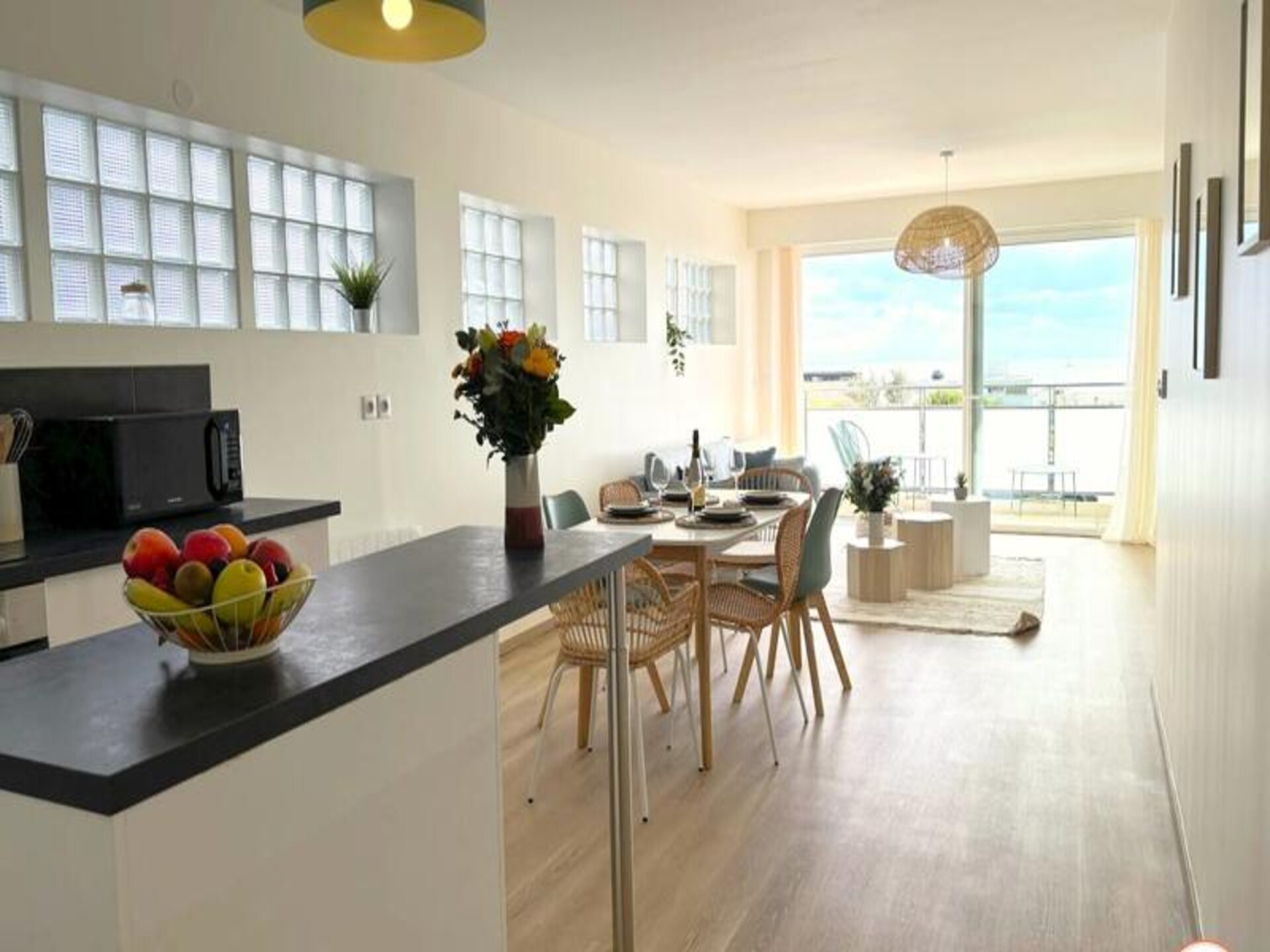 Le Bord De Mer: stijlvol appartement met zeezicht en terras in Le Havre - foto 12