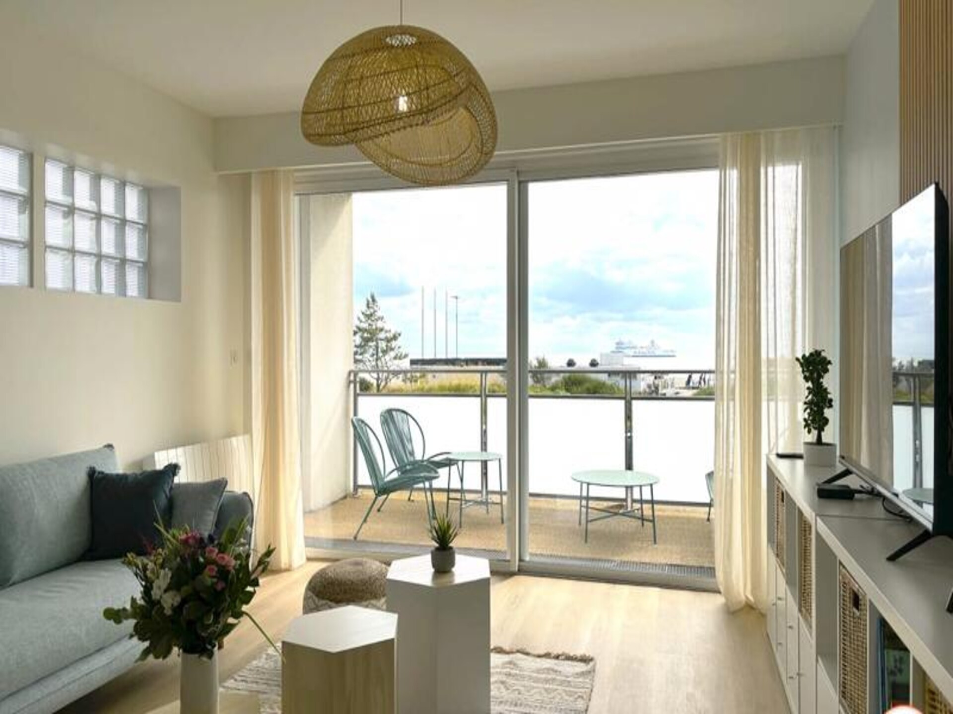Le Bord De Mer: stijlvol appartement met zeezicht en terras in Le Havre - foto 15