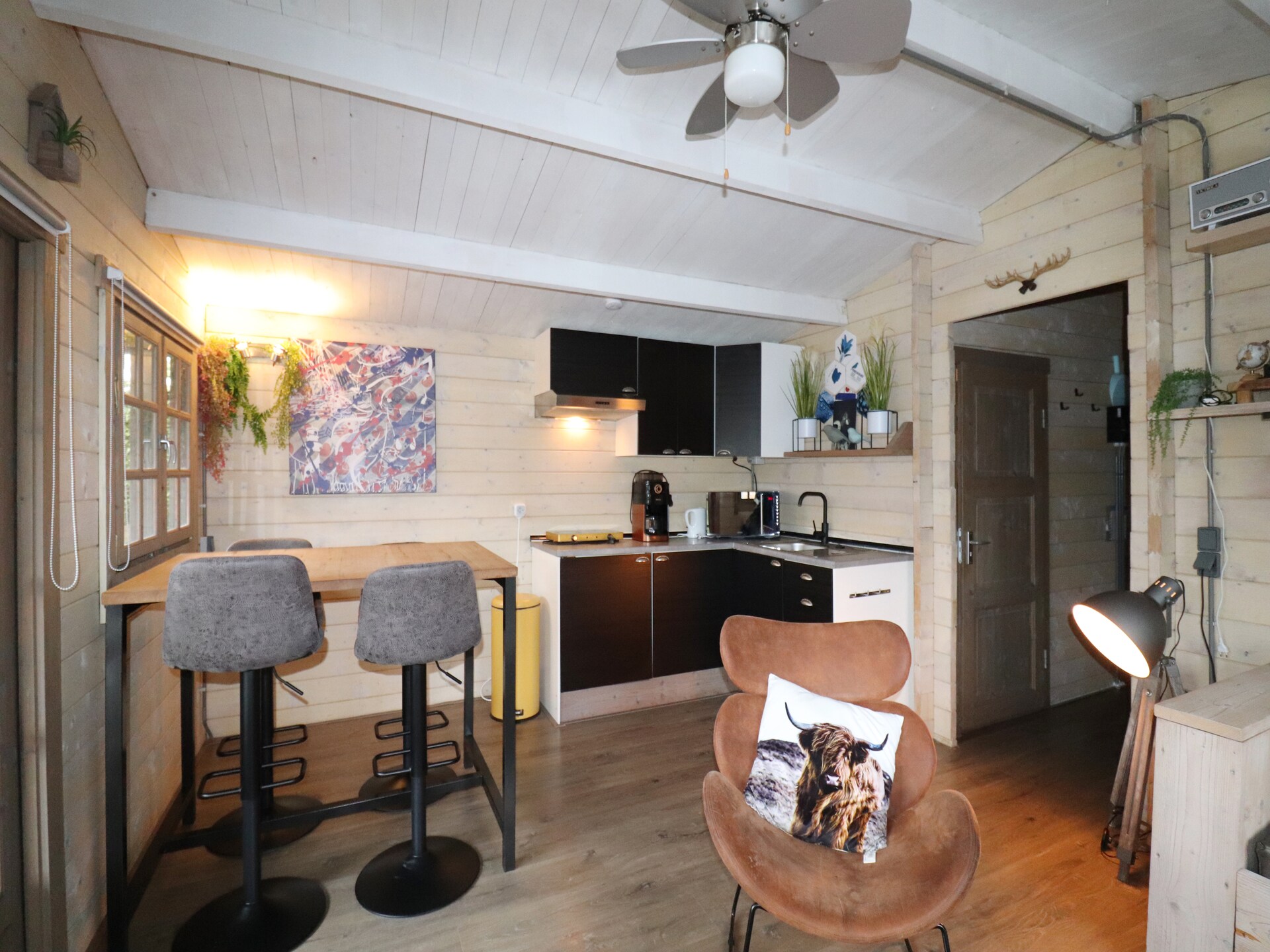 Gezellige vrijstaande cabin in Tzummarum, nabij Friese kust en Franeker - foto 11