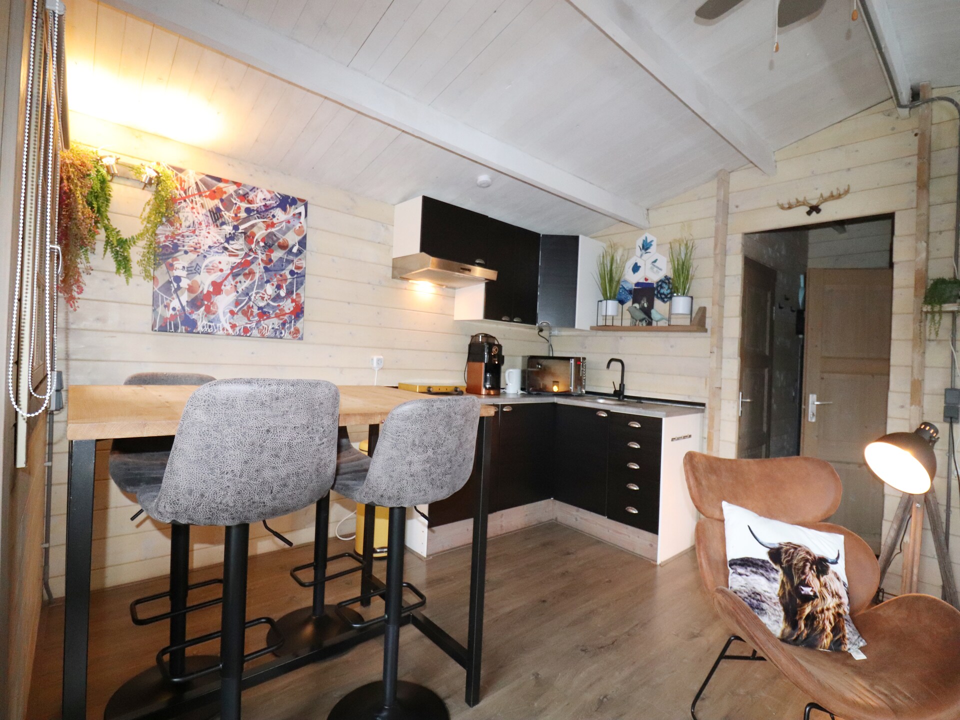 Gezellige vrijstaande cabin in Tzummarum, nabij Friese kust en Franeker - foto 10