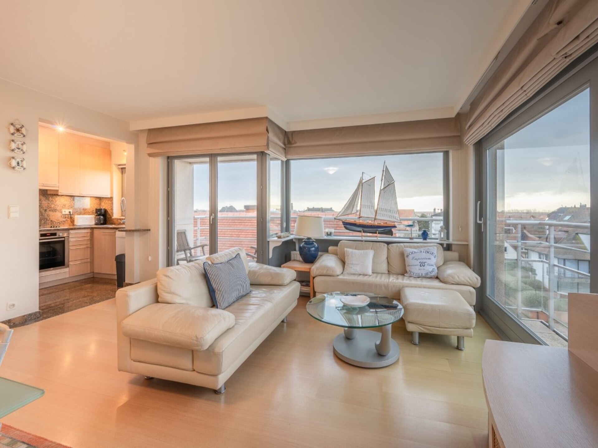 Zonnig appartement met zijdelings zeezicht in Knokke-Heist voor 4 personen - foto 1