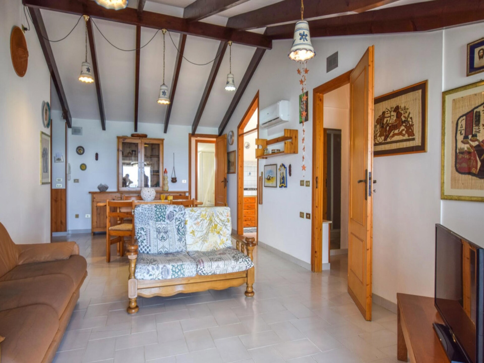 Appartement aan zee met panoramisch balkon in Alcamo, 80m van het strand - foto 1
