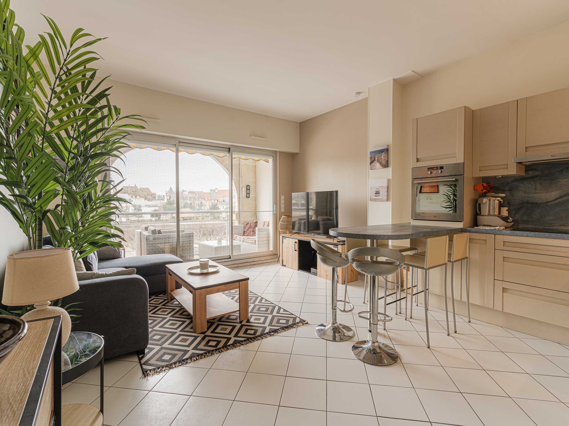 Licht appartement aan de Touques met terras, vlakbij strand en centrum - foto 7