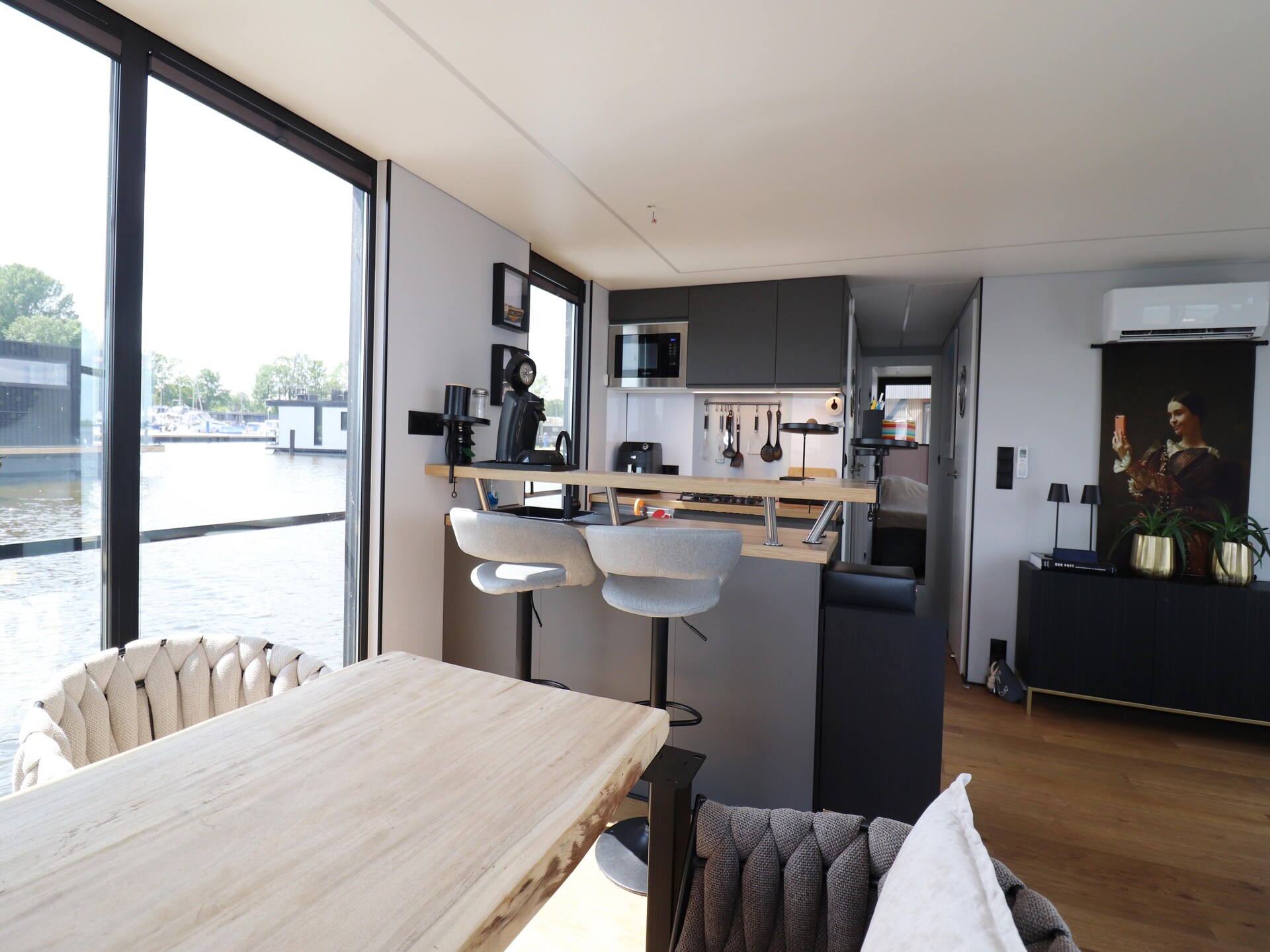 Luxe houseboat met sauna en dakterras op het Sneekermeer - foto 11