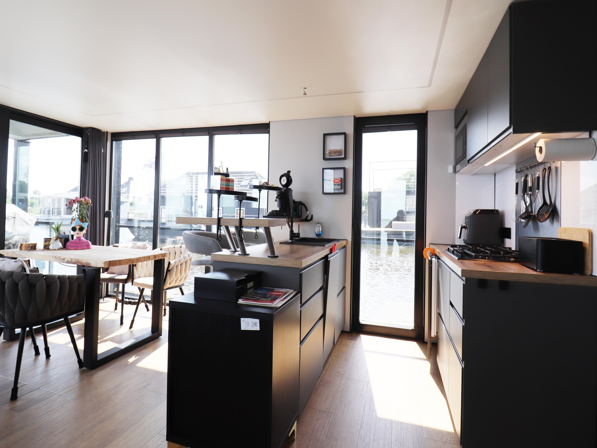 Luxe houseboat met sauna en dakterras op het Sneekermeer - foto 5