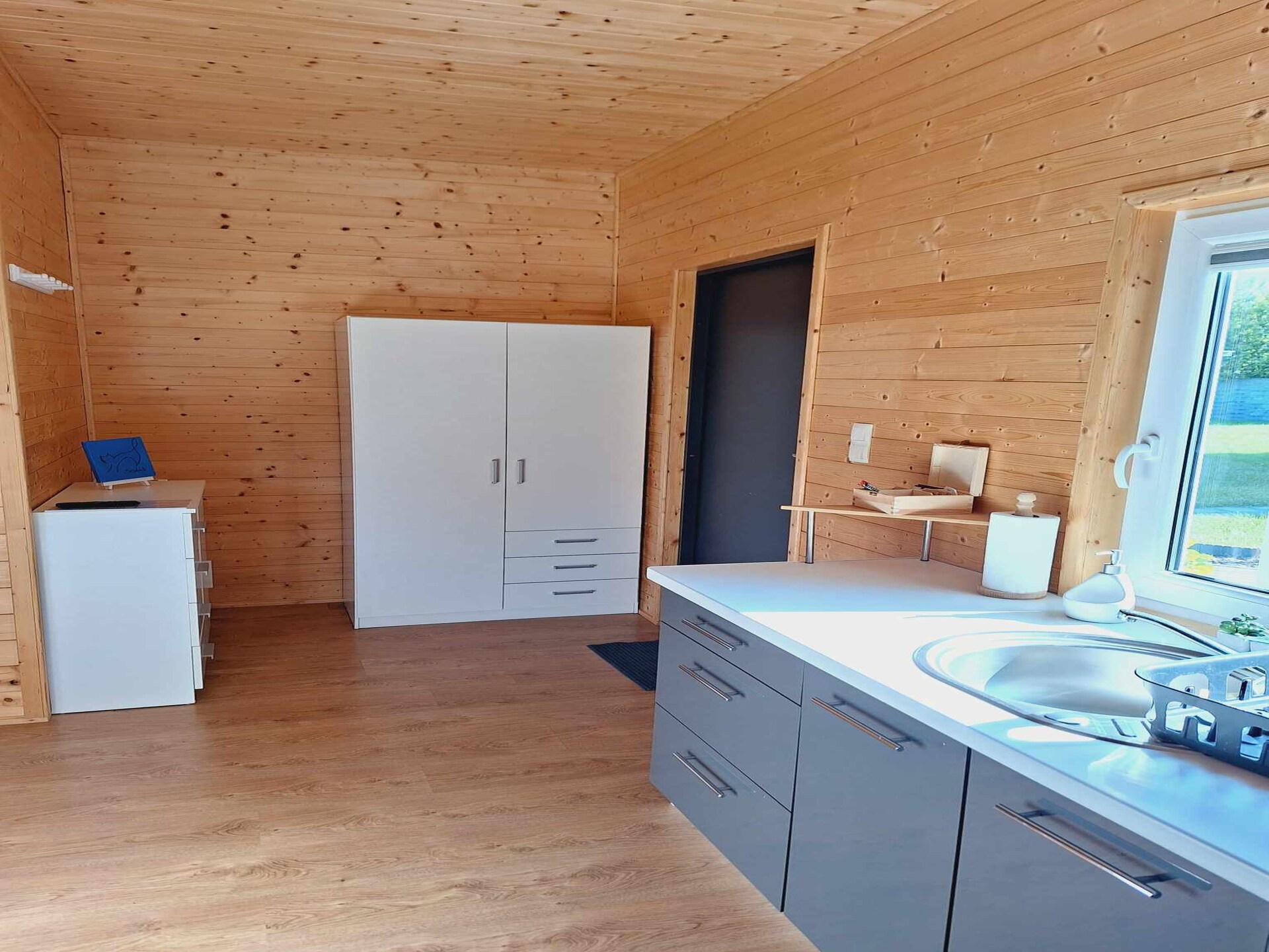 Gelijkvloers vakantiehuis voor 5 in bosrijke omgeving, 140m van strand Chłopy - foto 5