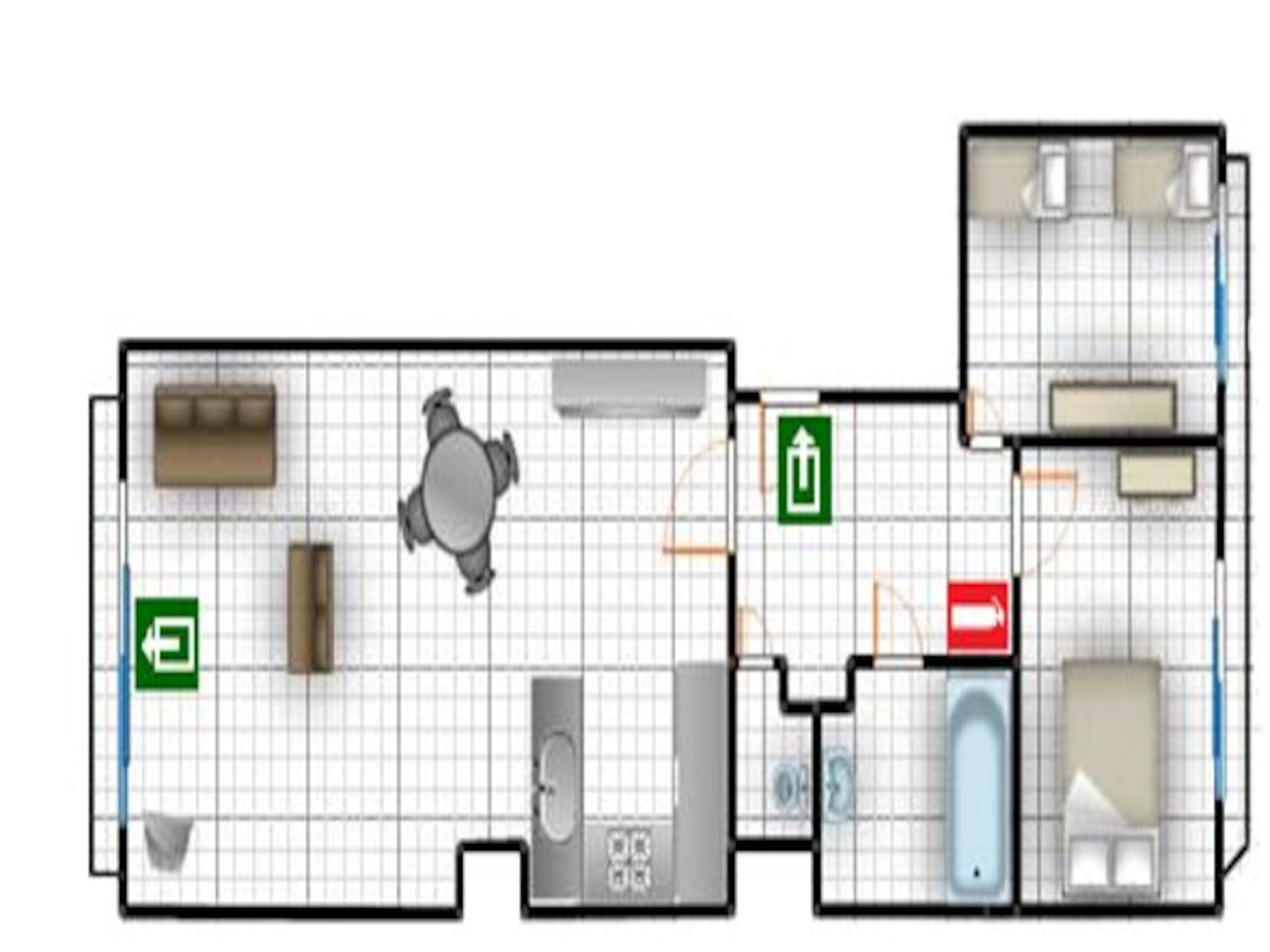 4-persoons appartement met zeezicht op 7e verdieping in Middelkerke - foto 38