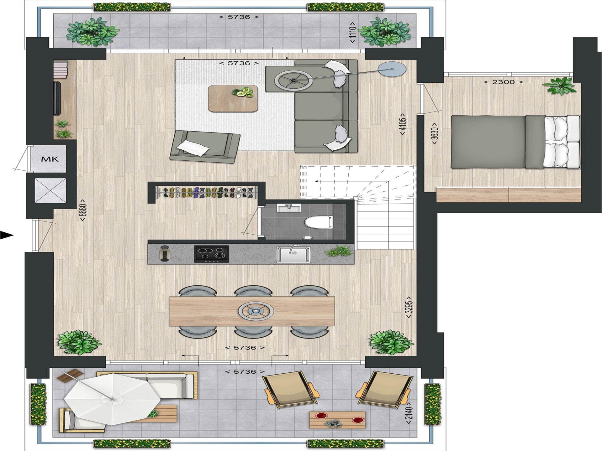 Vista Maris 'Haus am See': Luxe appartement met panoramisch uitzicht op zee - foto 49