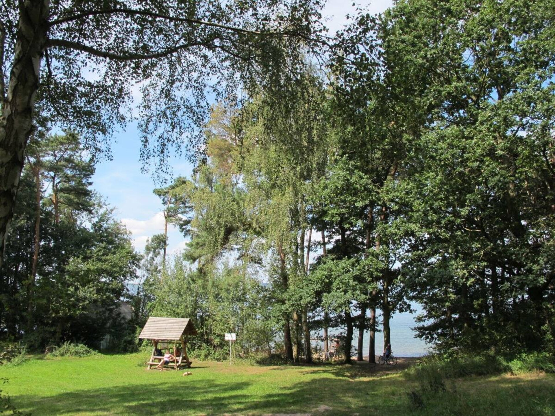 Romantische bungalow aan het Plauer See met privéterras en groene tuin - foto 2