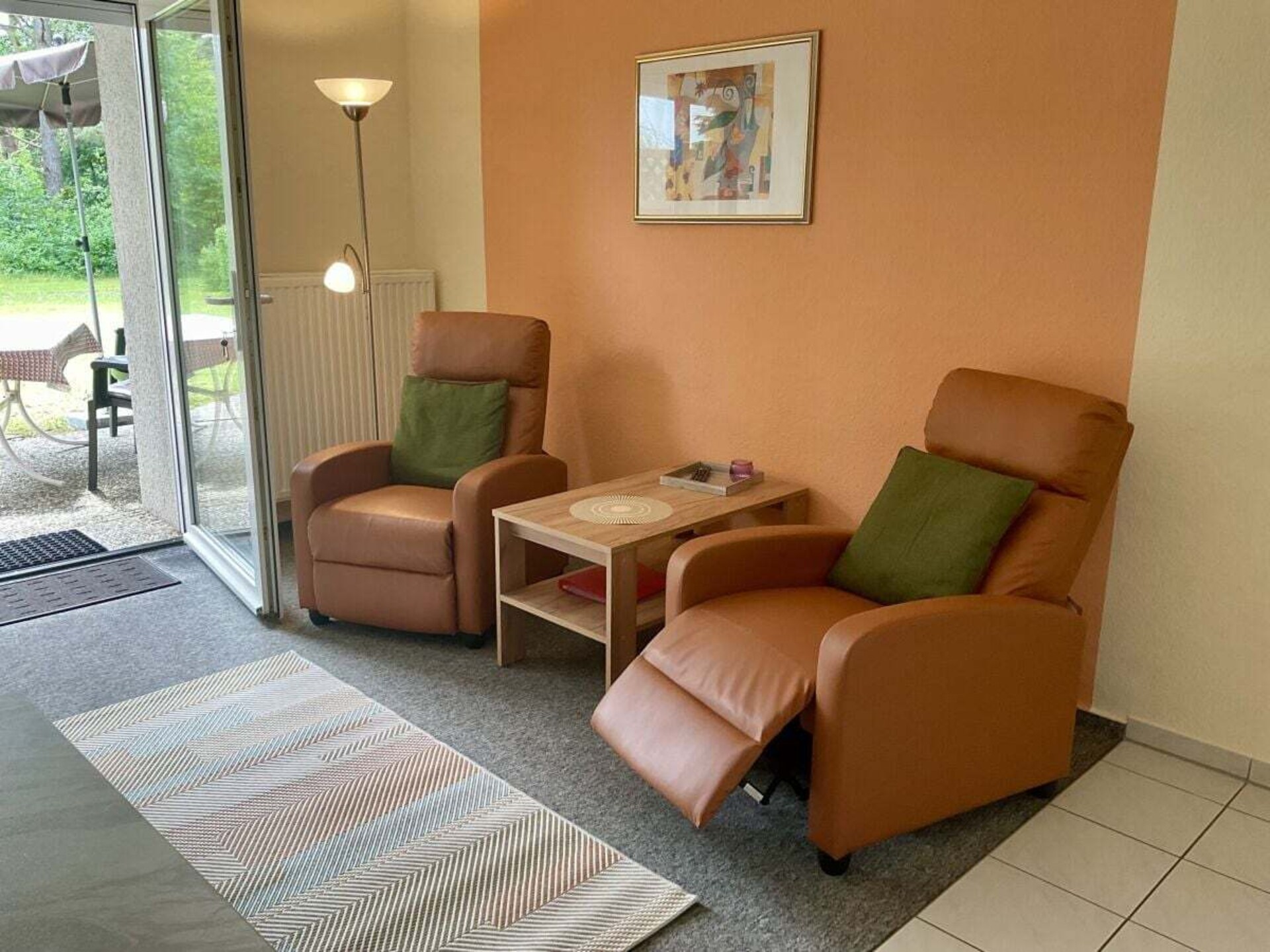 Romantische bungalow aan het Plauer See met privéterras en groene tuin - foto 7