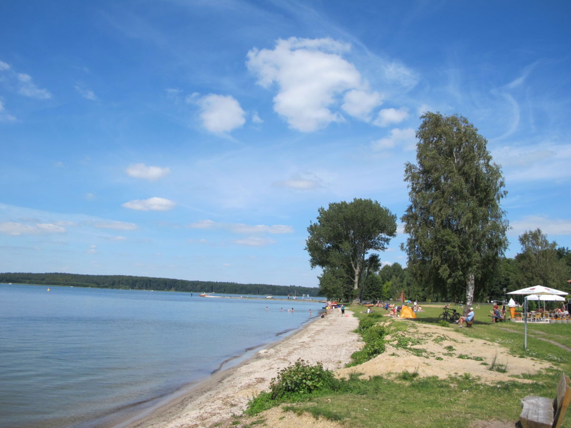 Romantische bungalow aan het Plauer See met privéterras en groene tuin - foto 15