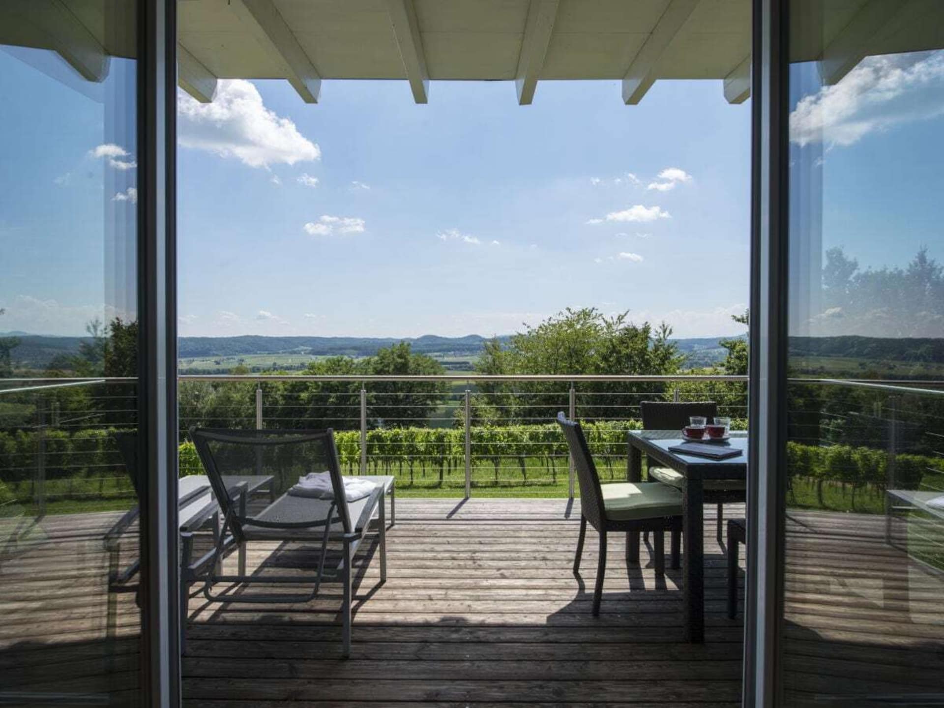 Modern vakantiehuis met privésauna tussen de wijngaarden in Fehring - foto 5
