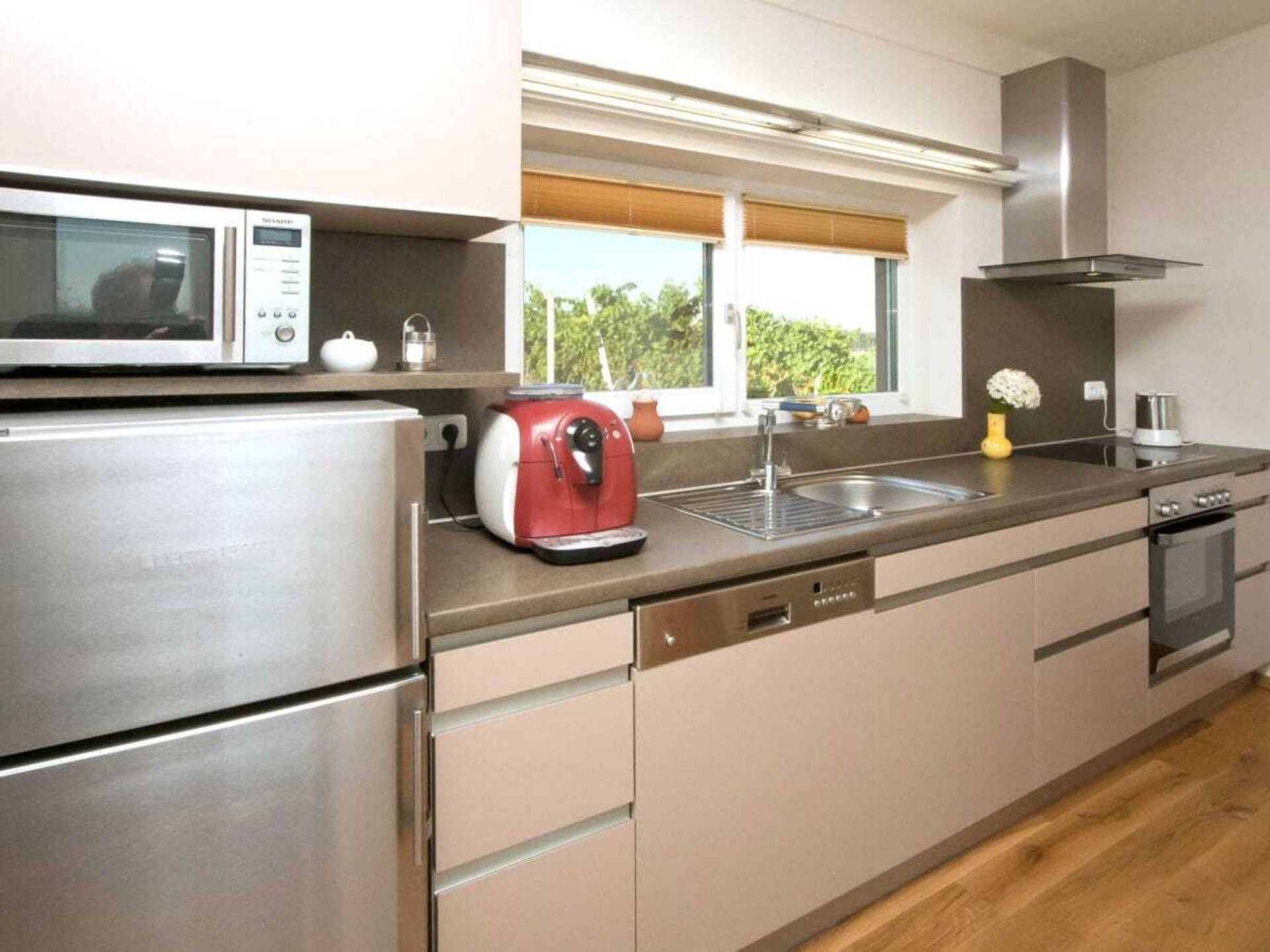 Modern vakantiehuis met privésauna tussen de wijngaarden in Fehring - foto 11