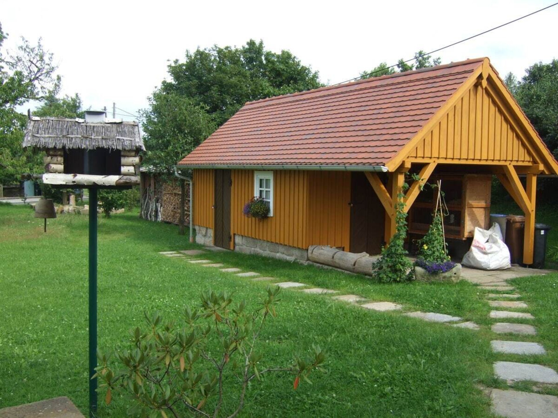 Knus vakantieappartement in Waltersdorf met tuin en boerderijproducten - foto 8