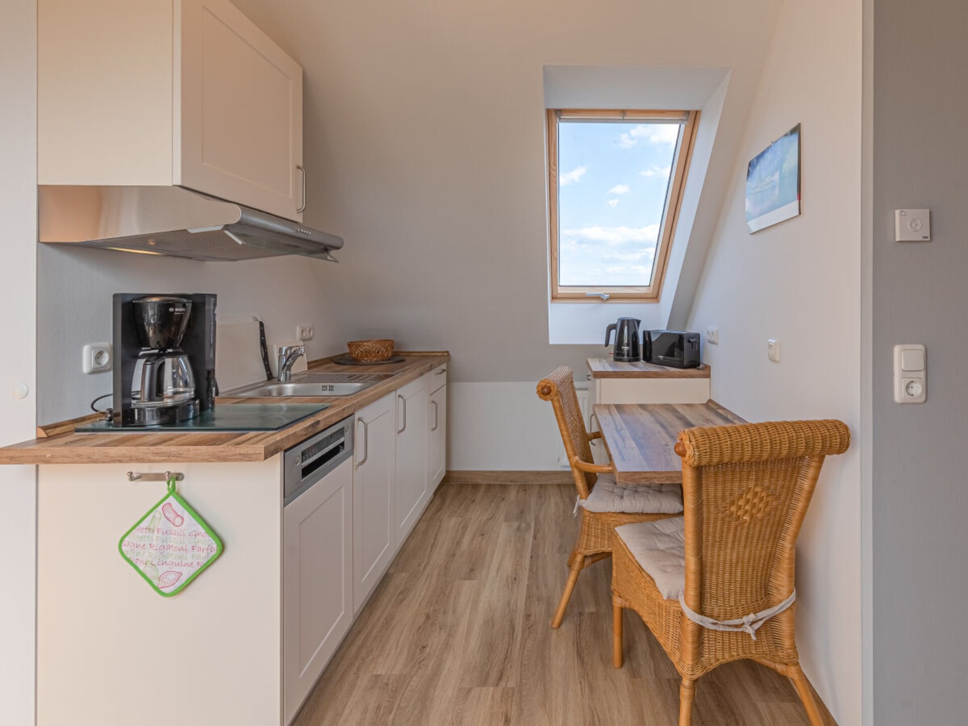 Licht modern appartement met vrij uitzicht op de natuur bij Waren - foto 22