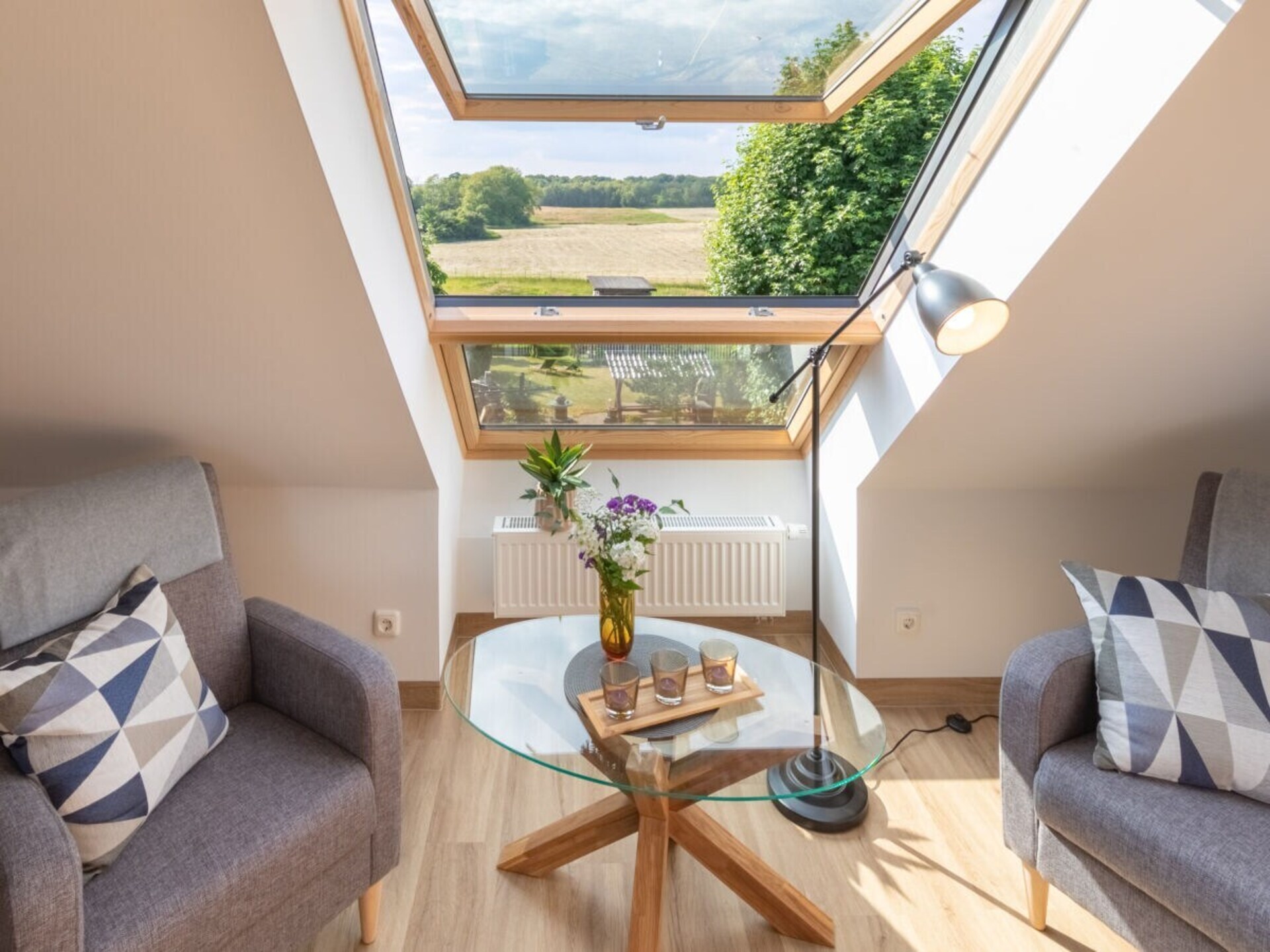 Licht modern appartement met vrij uitzicht op de natuur bij Waren - foto 24