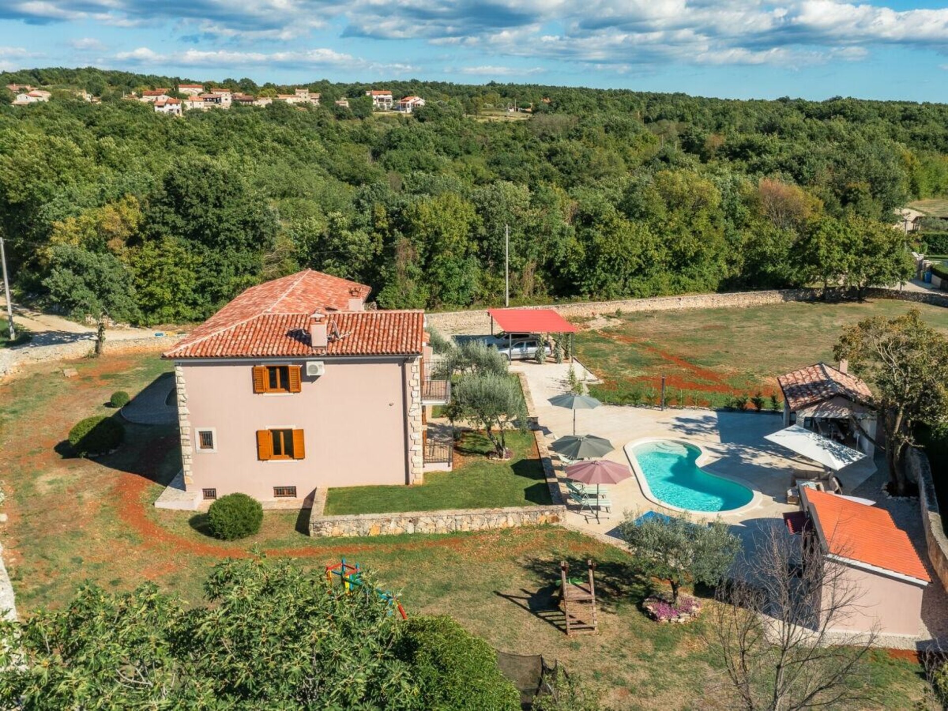 Authentieke Istrische villa met privézwembad en grote tuin bij Tinjan - foto 7