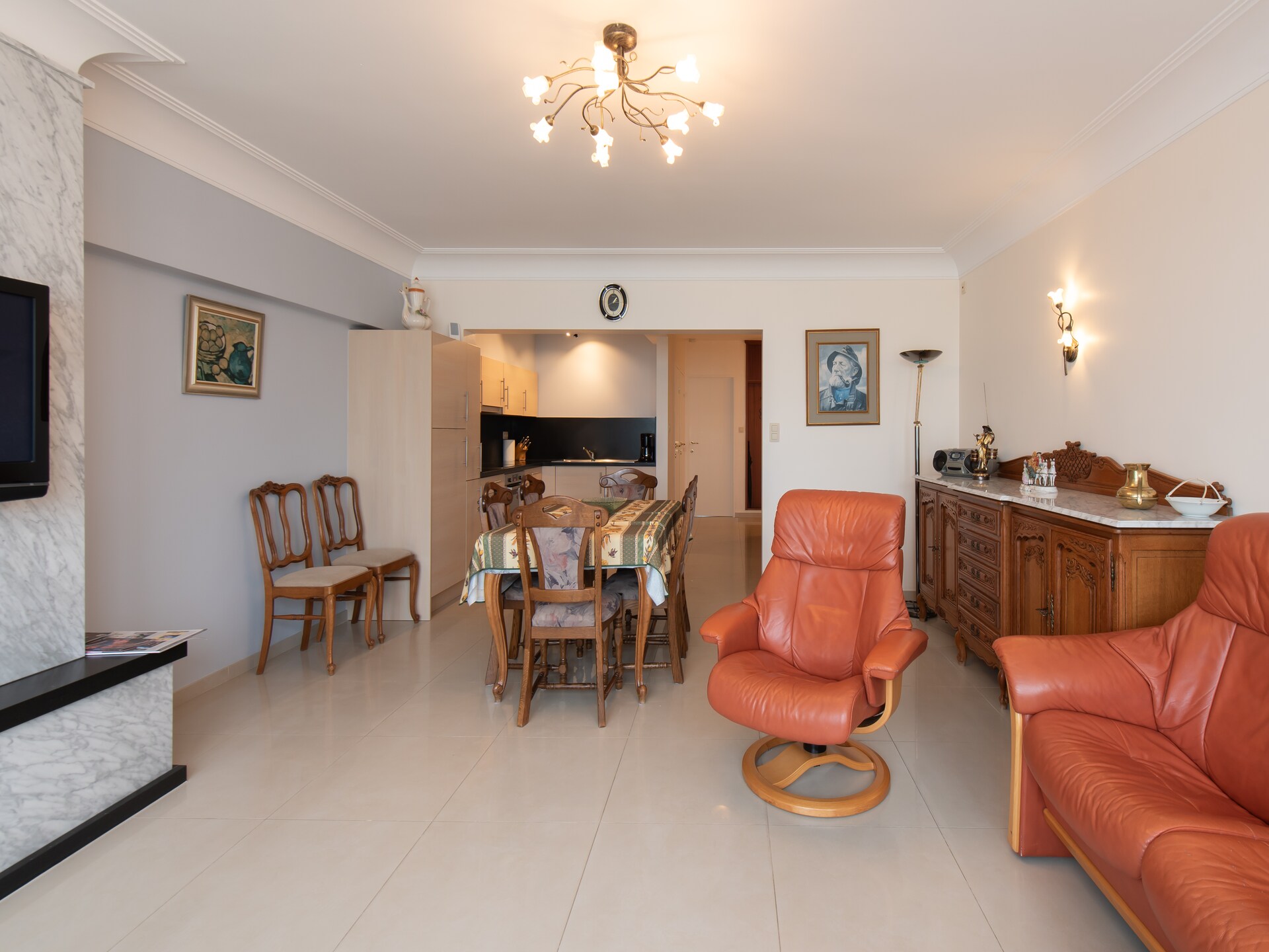 Zonovergoten appartement met 3 slaapkamers direct aan de zeewering van Middelkerke - foto 6