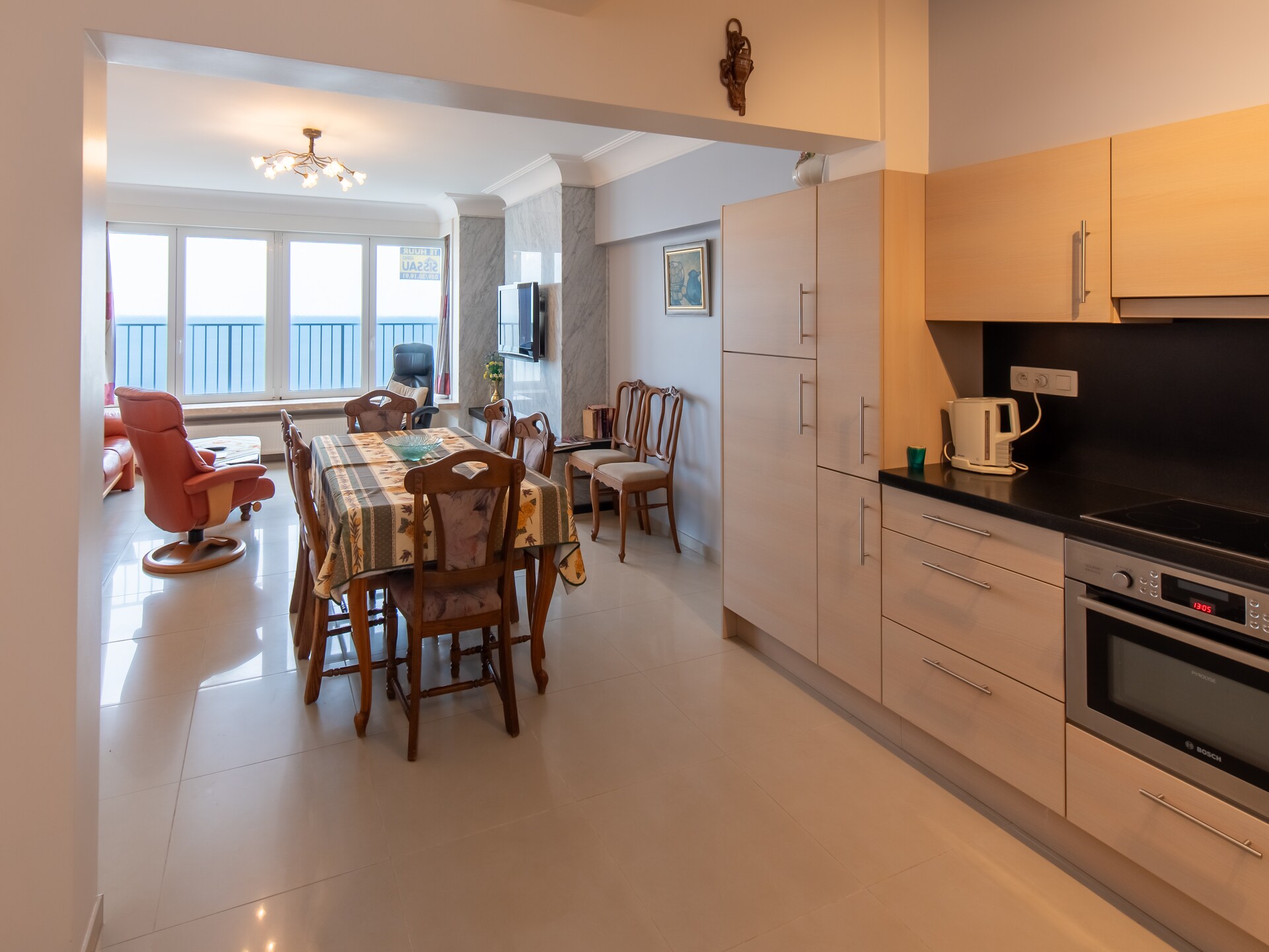Zonovergoten appartement met 3 slaapkamers direct aan de zeewering van Middelkerke - foto 8