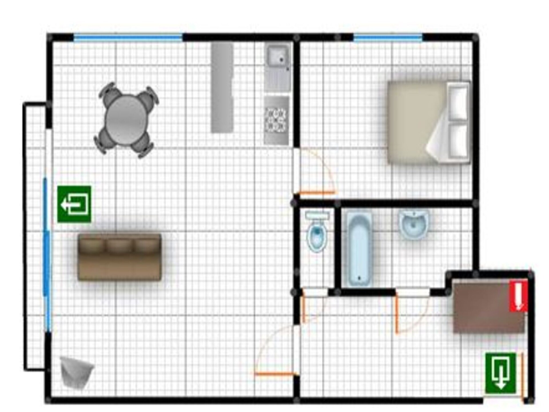 Zeezicht appartement Emperador Middelkerke, 6e verdieping met balkon - foto 15