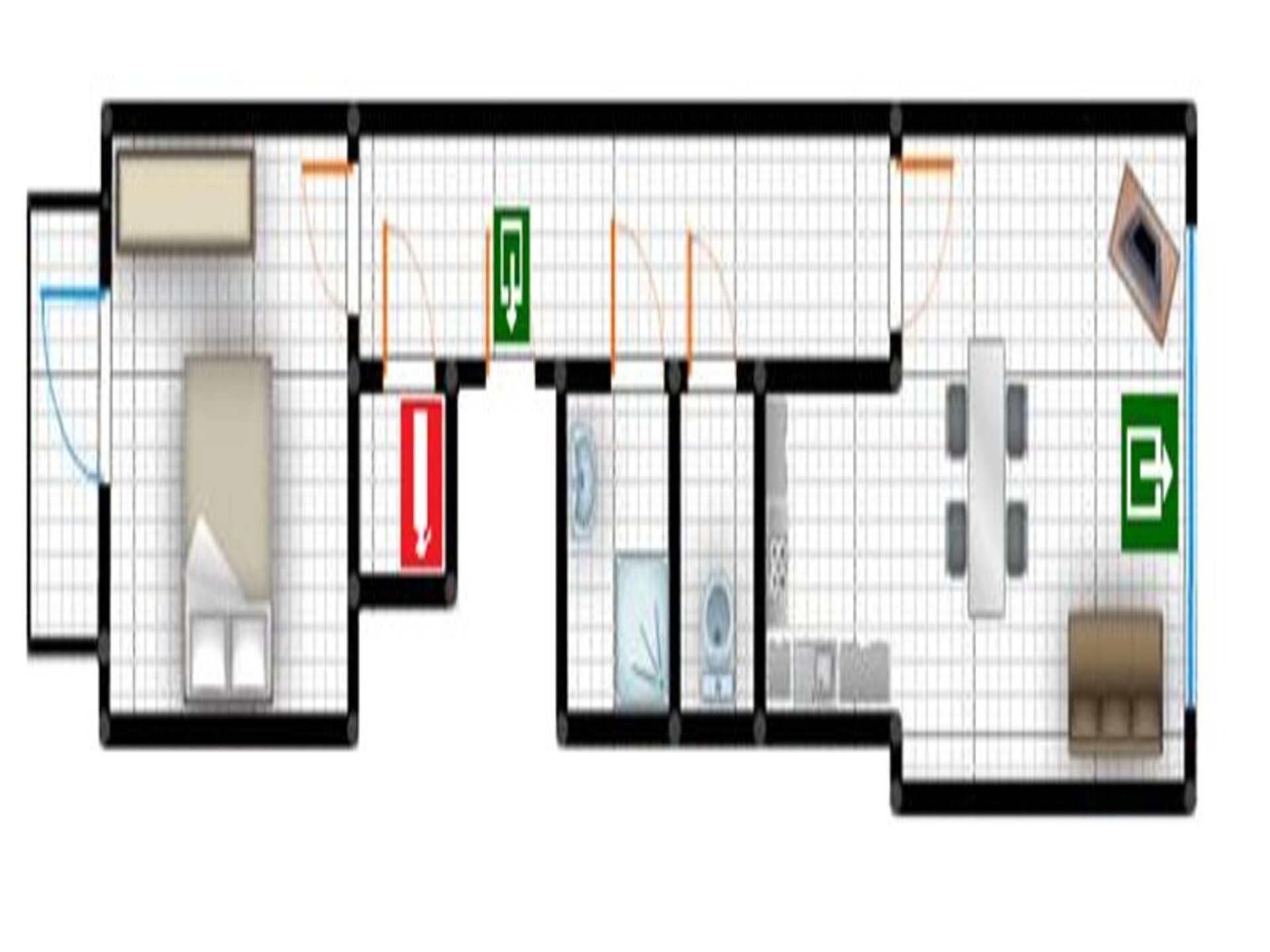 Zeezicht appartement met terras nabij casino Middelkerke - foto 12