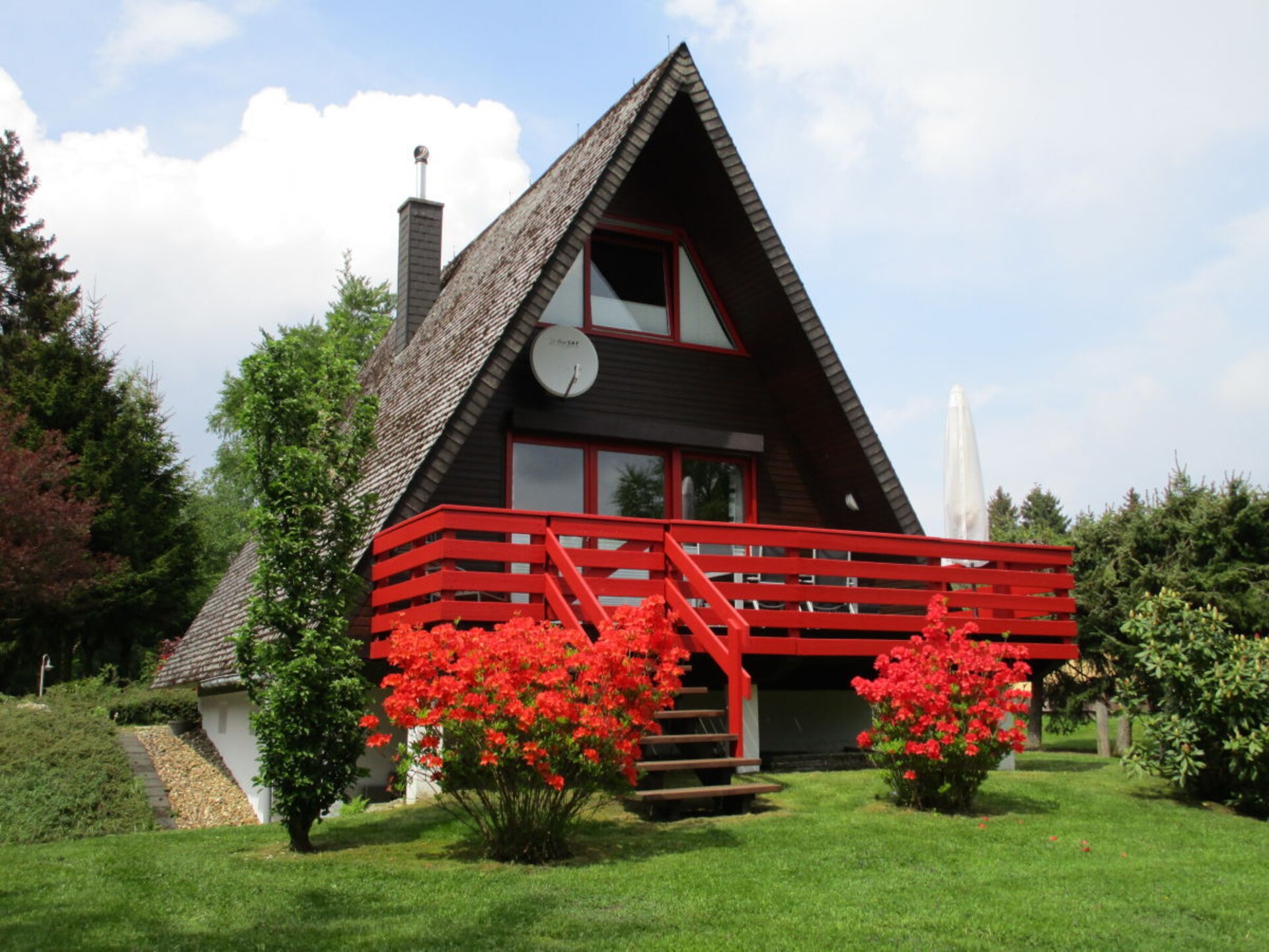 Scandinavisch vakantiehuis bij Monschau met ruime tuin op 50m van de Hoge Venen - foto 1