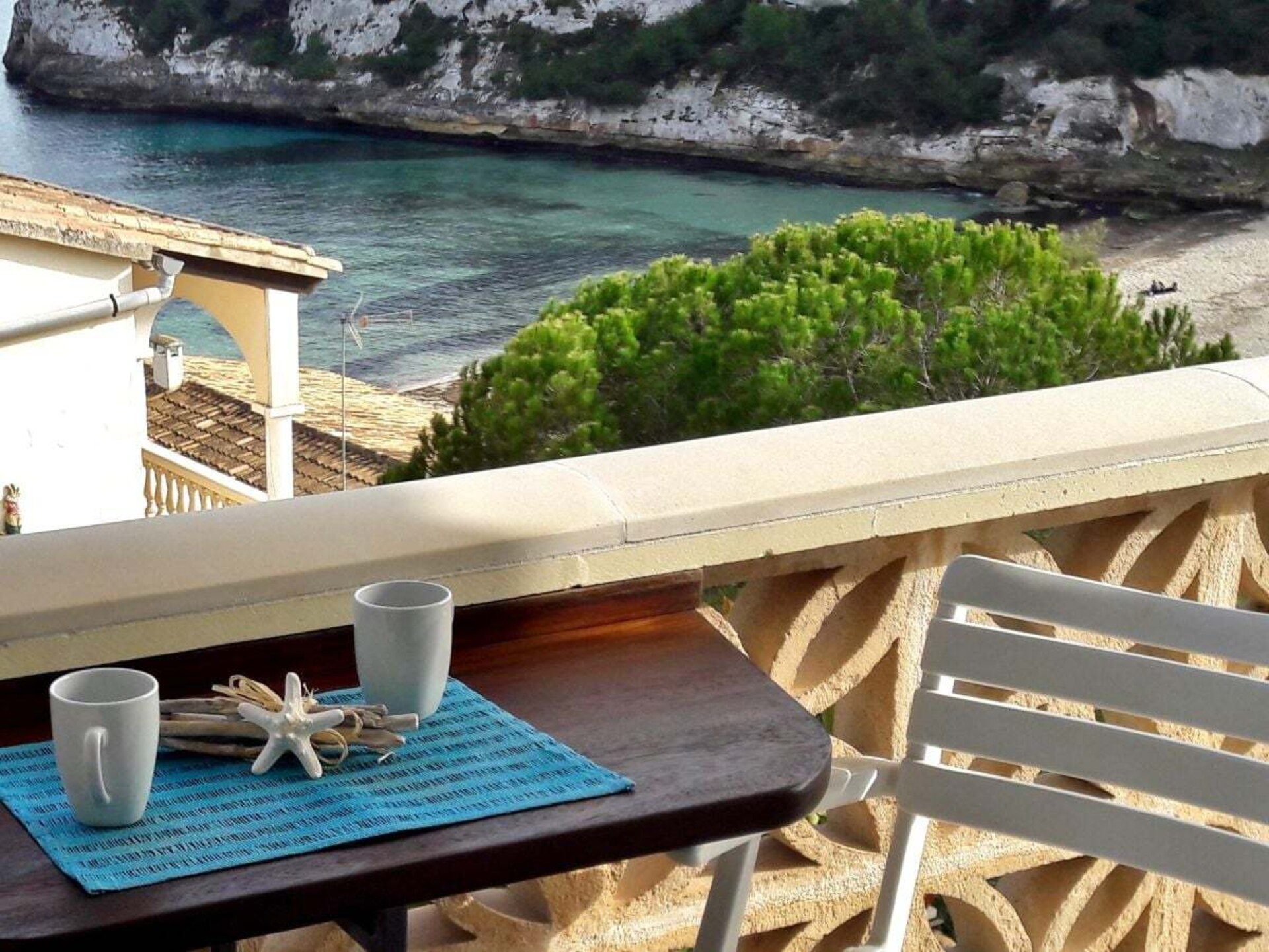 Vakantiehuis Vista del Mar met zeezicht in Cala Romantica, vlakbij het strand - foto 3