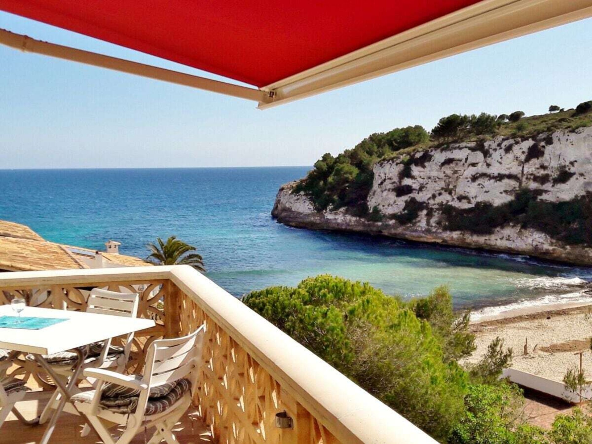 Vakantiehuis Vista del Mar met zeezicht in Cala Romantica, vlakbij het strand - foto 9