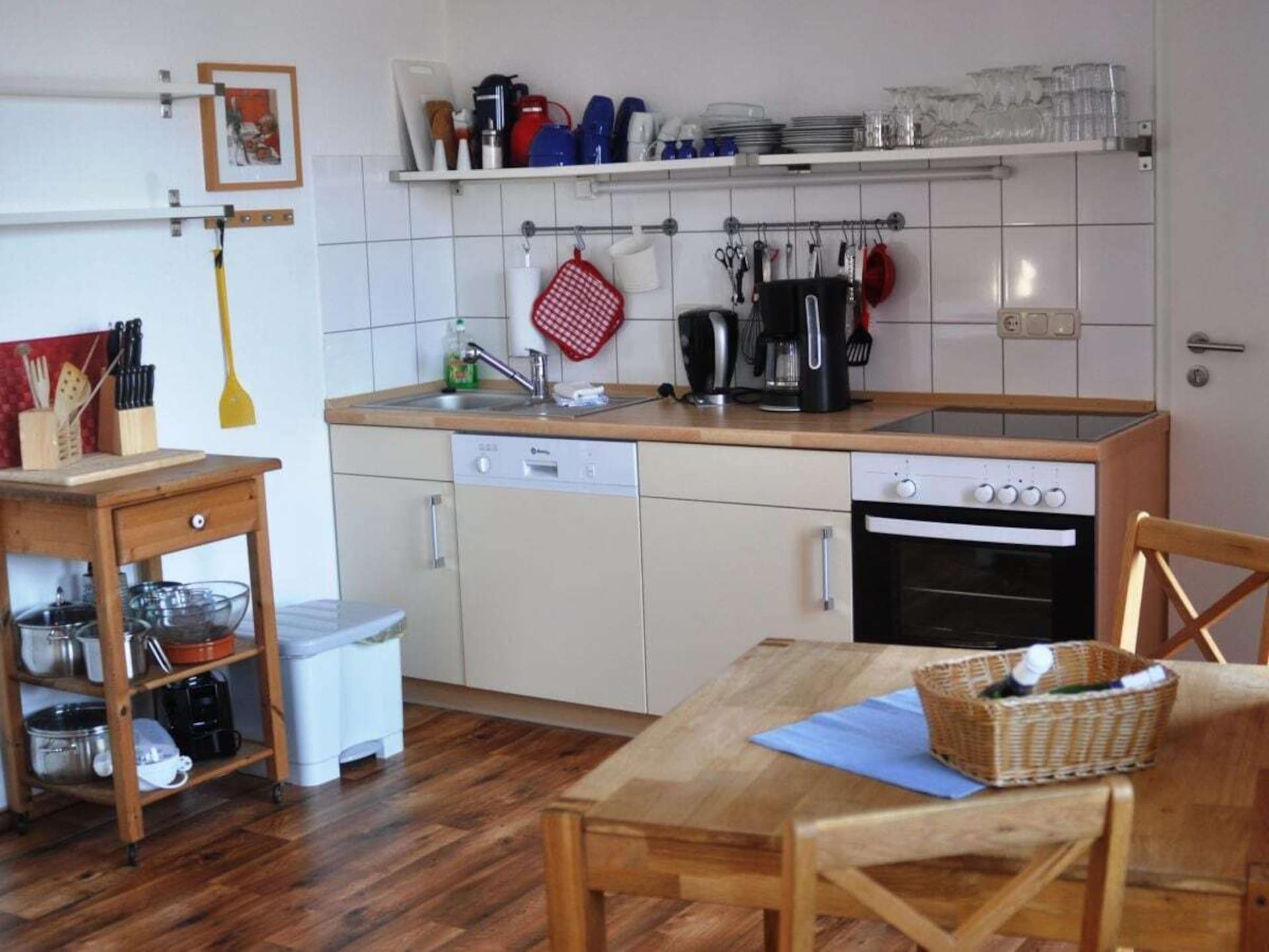 Romantisch appartement aan de Plauer See met balkon en open haard - foto 7
