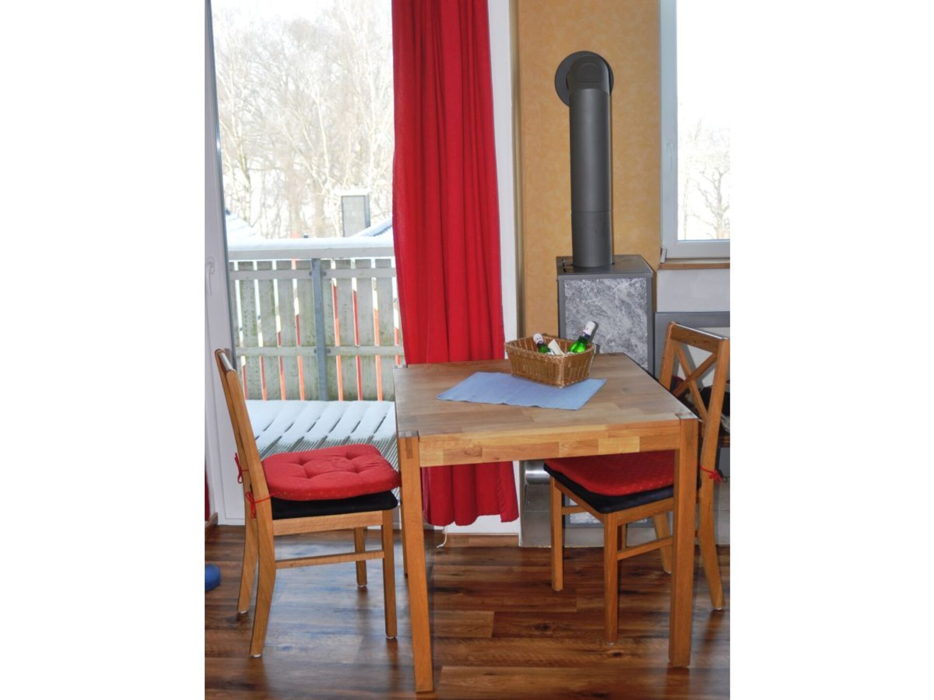 Romantisch appartement aan de Plauer See met balkon en open haard - foto 9