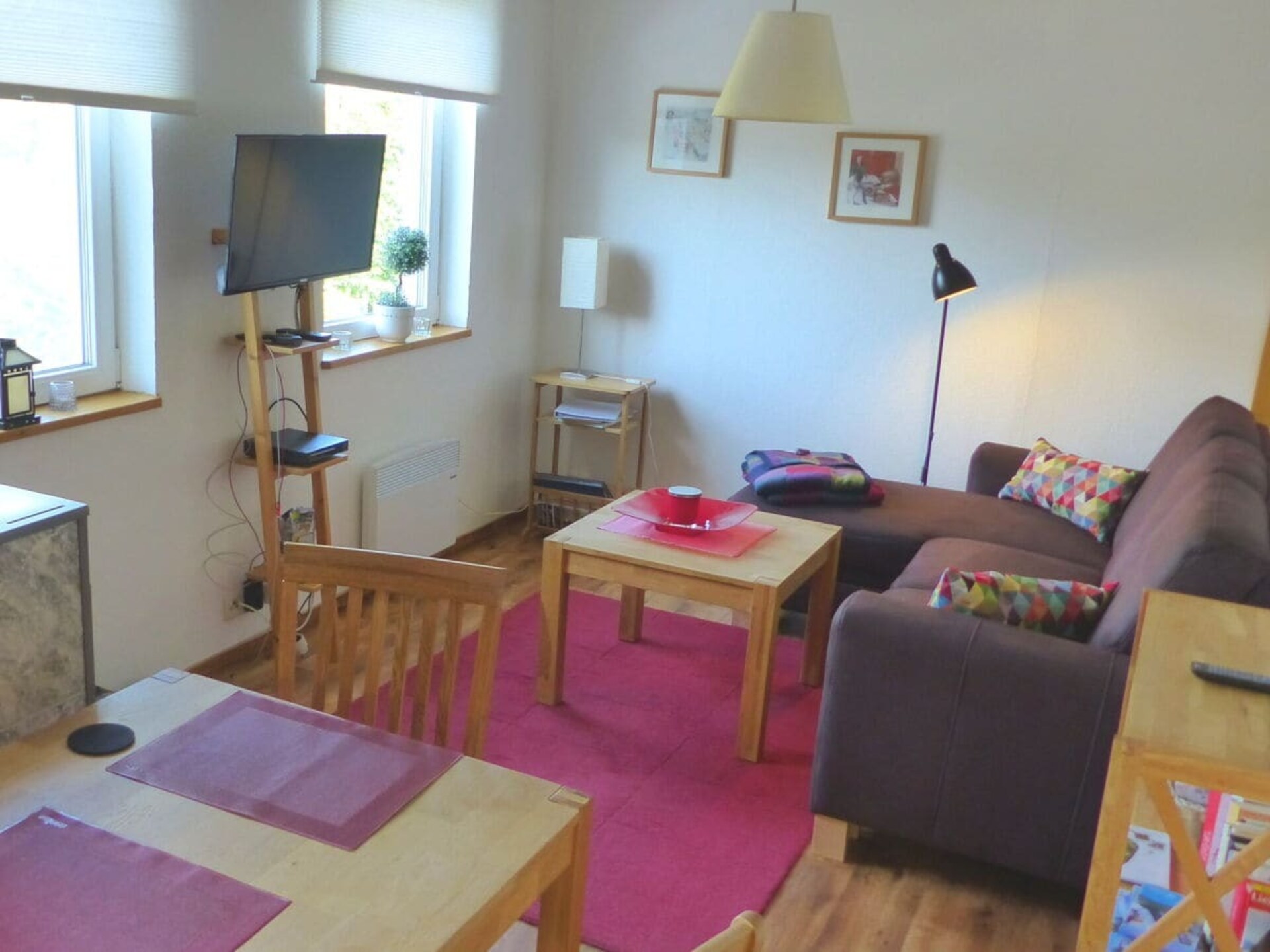 Romantisch appartement aan de Plauer See met balkon en open haard - foto 12