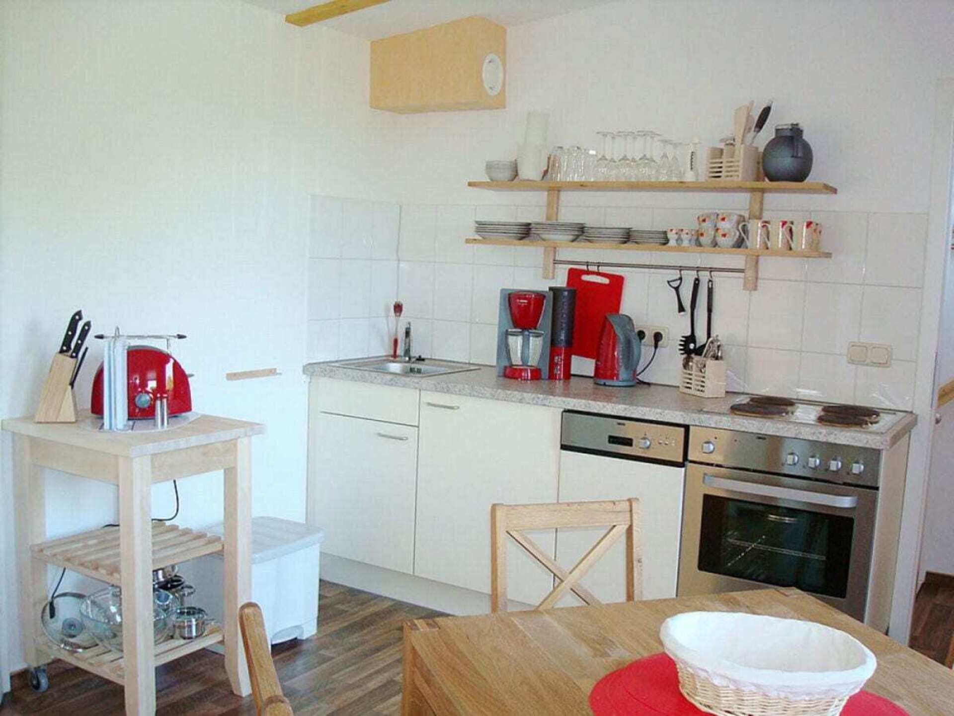 Romantisch appartement aan de Plauer See met open haard en balkon - foto 11
