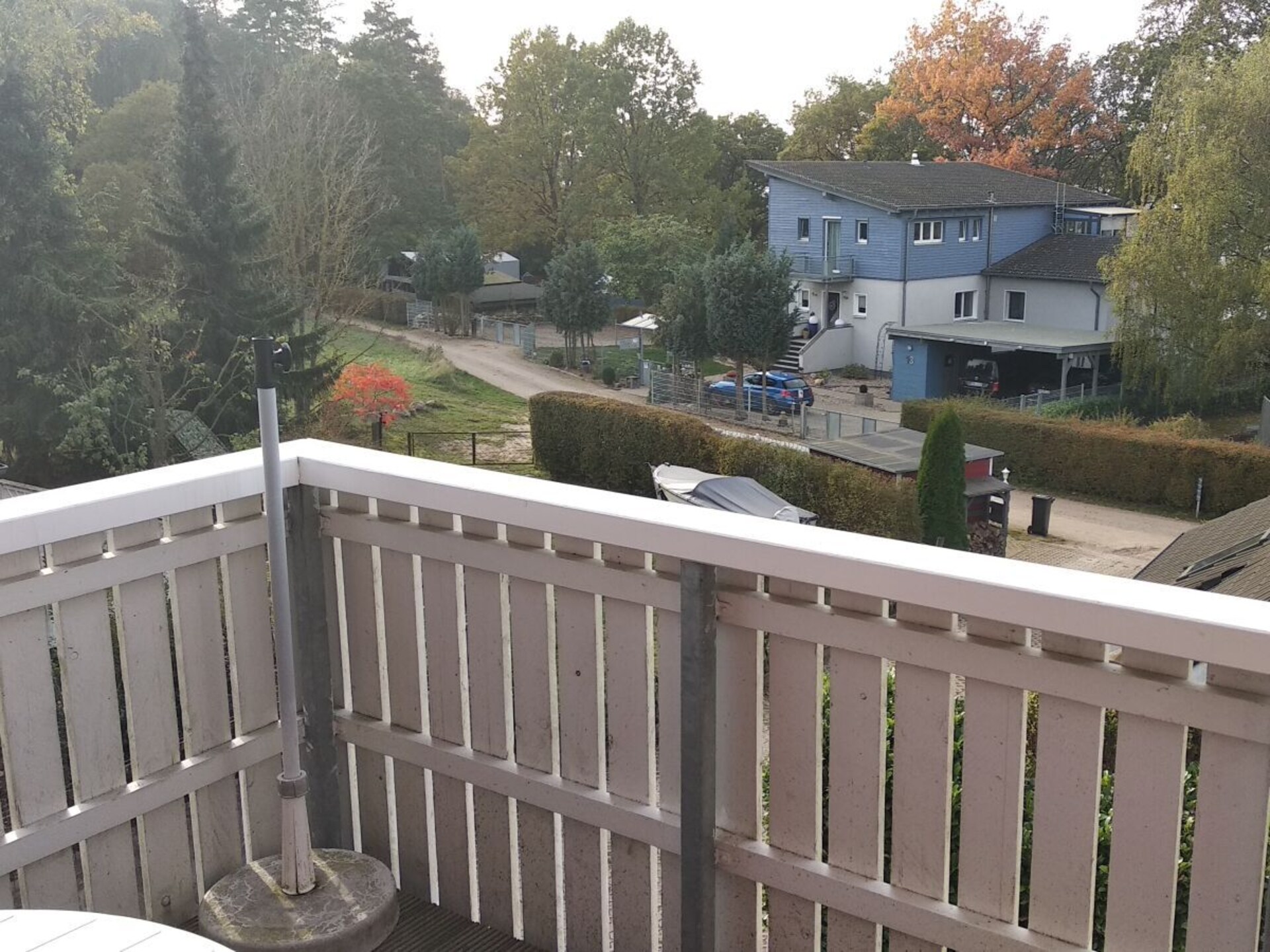 Romantisch appartement aan de Plauer See met open haard en balkon - foto 15