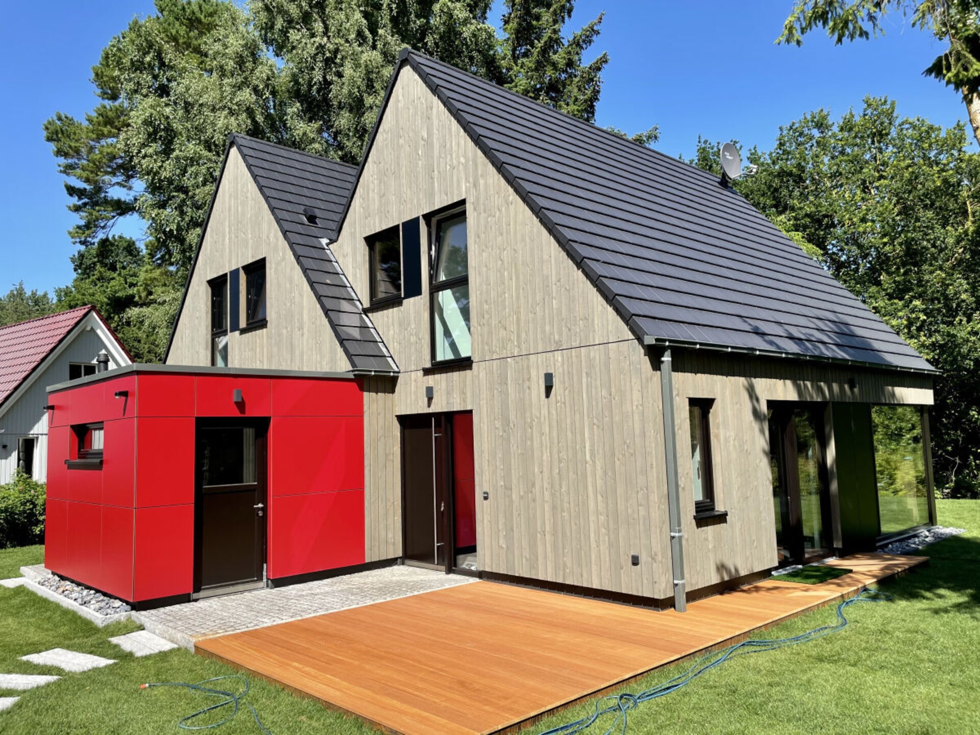 Modern vakantiehuis nabij de Oostzee in Zingst met uitzicht op natuurreservaat - foto 1