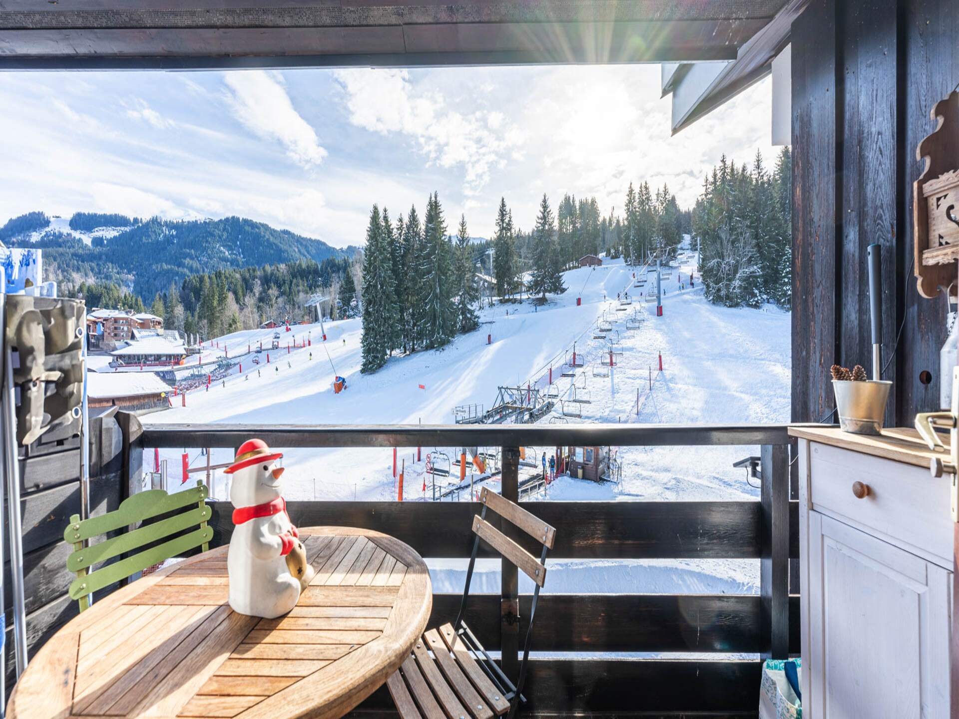 Grand Morillon N°404: knus appartement op 30 meter van de piste in Morillon - foto 5