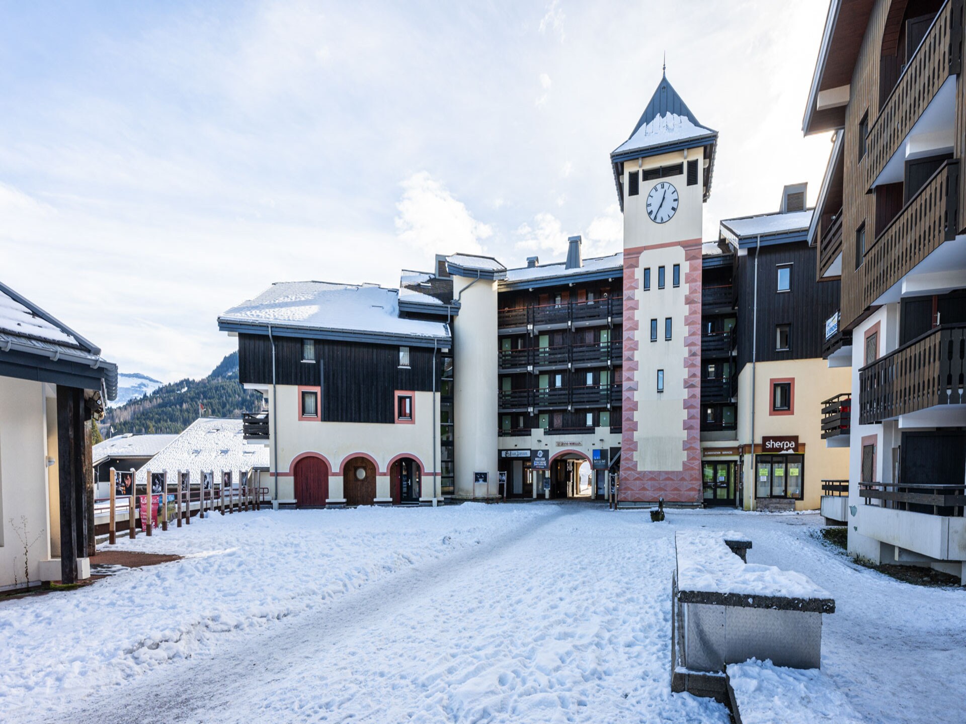 Grand Morillon N°404: knus appartement op 30 meter van de piste in Morillon - foto 12
