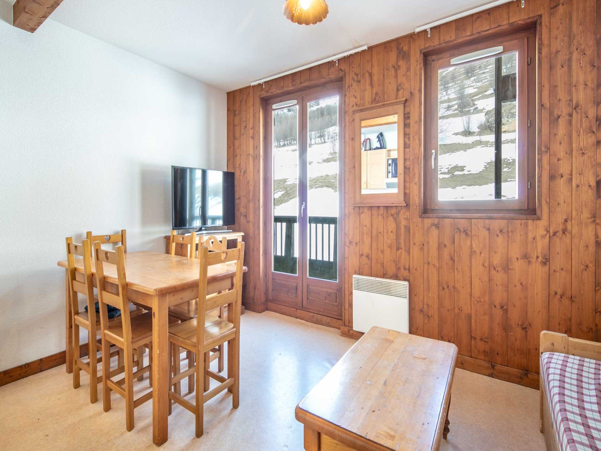 Appartement 6p in Saint-Sorlin-d'Arves, 200m van piste & centrum - foto 1