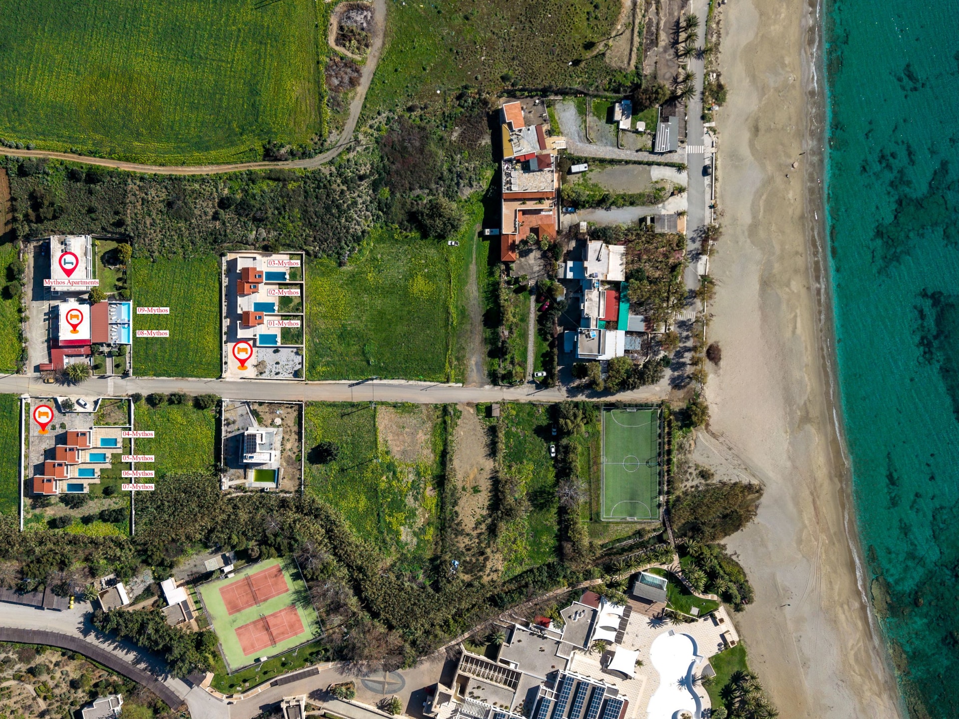 Villa met privézwembad aan het strand in Damnoni - foto 30