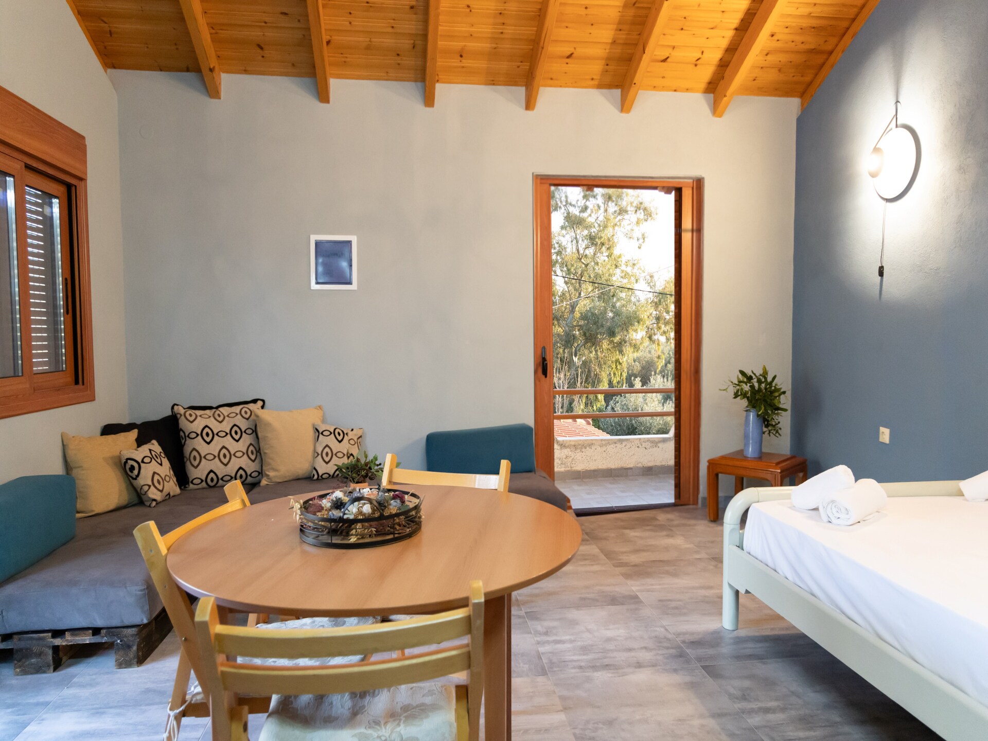 Stenen villa met panoramisch zeezicht op schiereiland Tigani - foto 9
