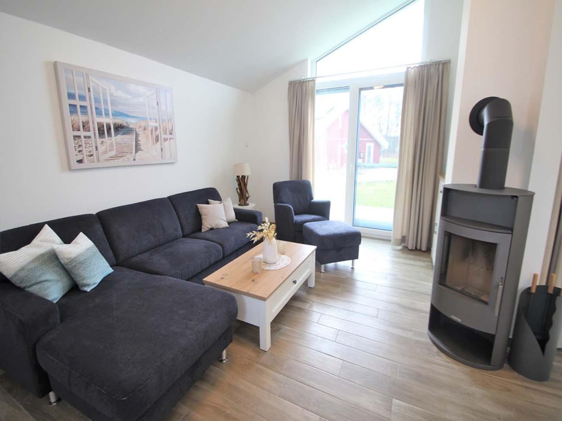 Scandinavisch vakantiehuis 4p aan het Granzower Meer met wellness - foto 2