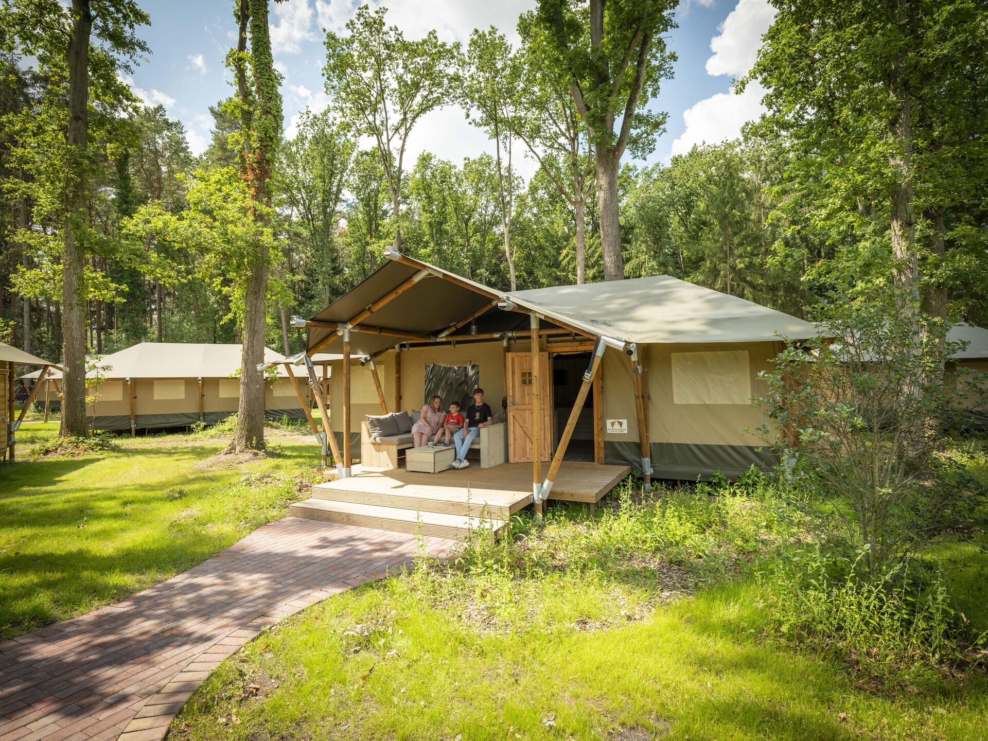 Stijlvolle safaritent voor 4 in de Lüneburger Heide bij Hodenhagen - foto 1