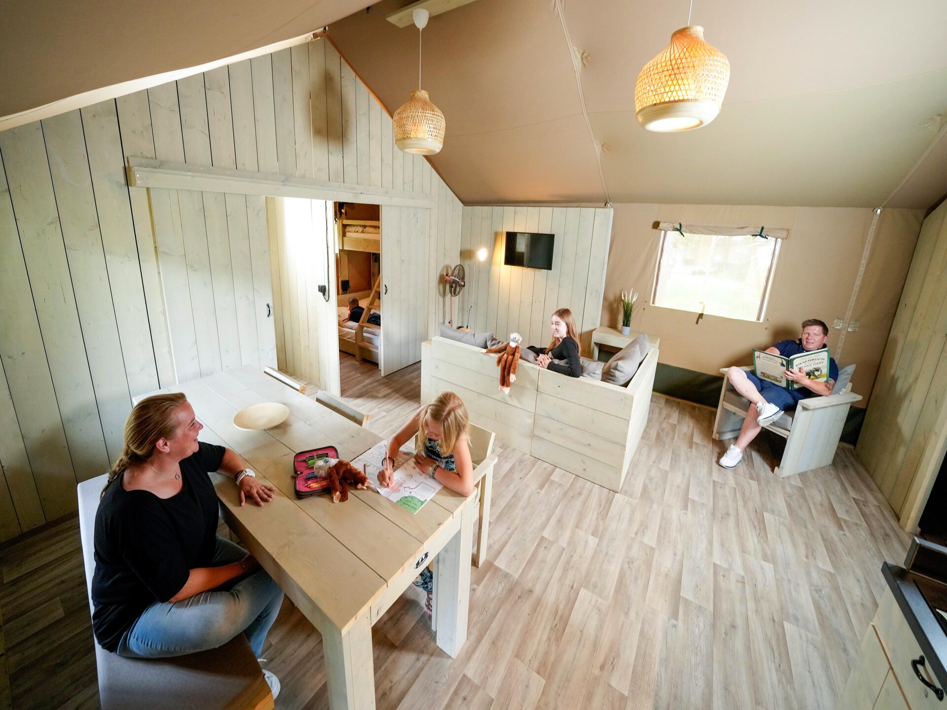 Stijlvolle safaritent voor 4 in de Lüneburger Heide bij Hodenhagen - foto 9