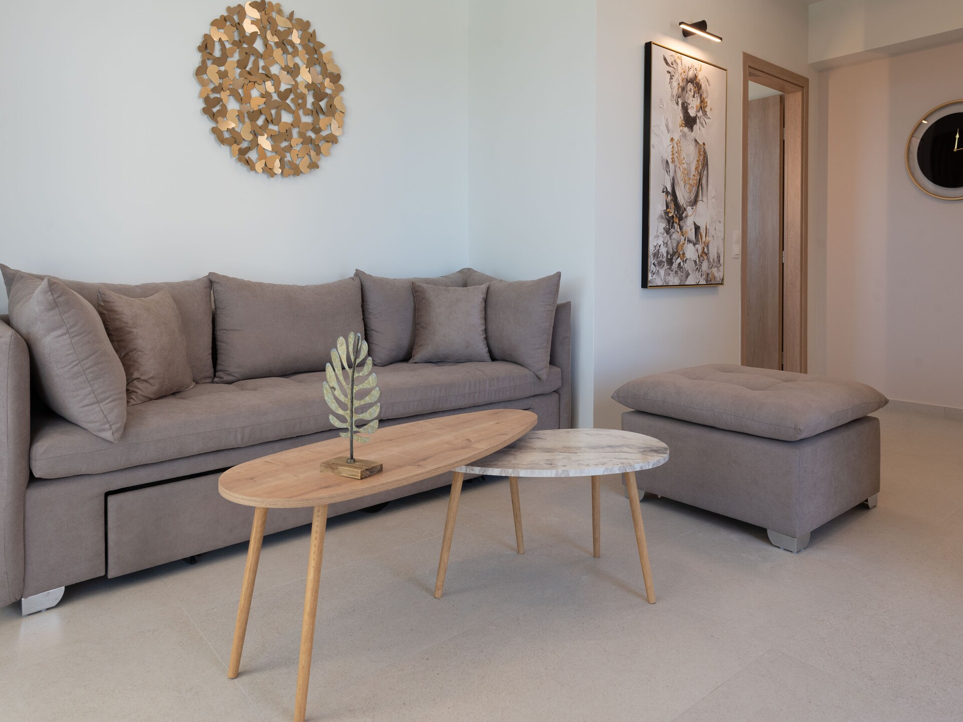 Privézwembad en panoramisch zeezicht in villa in Rethymno - foto 8