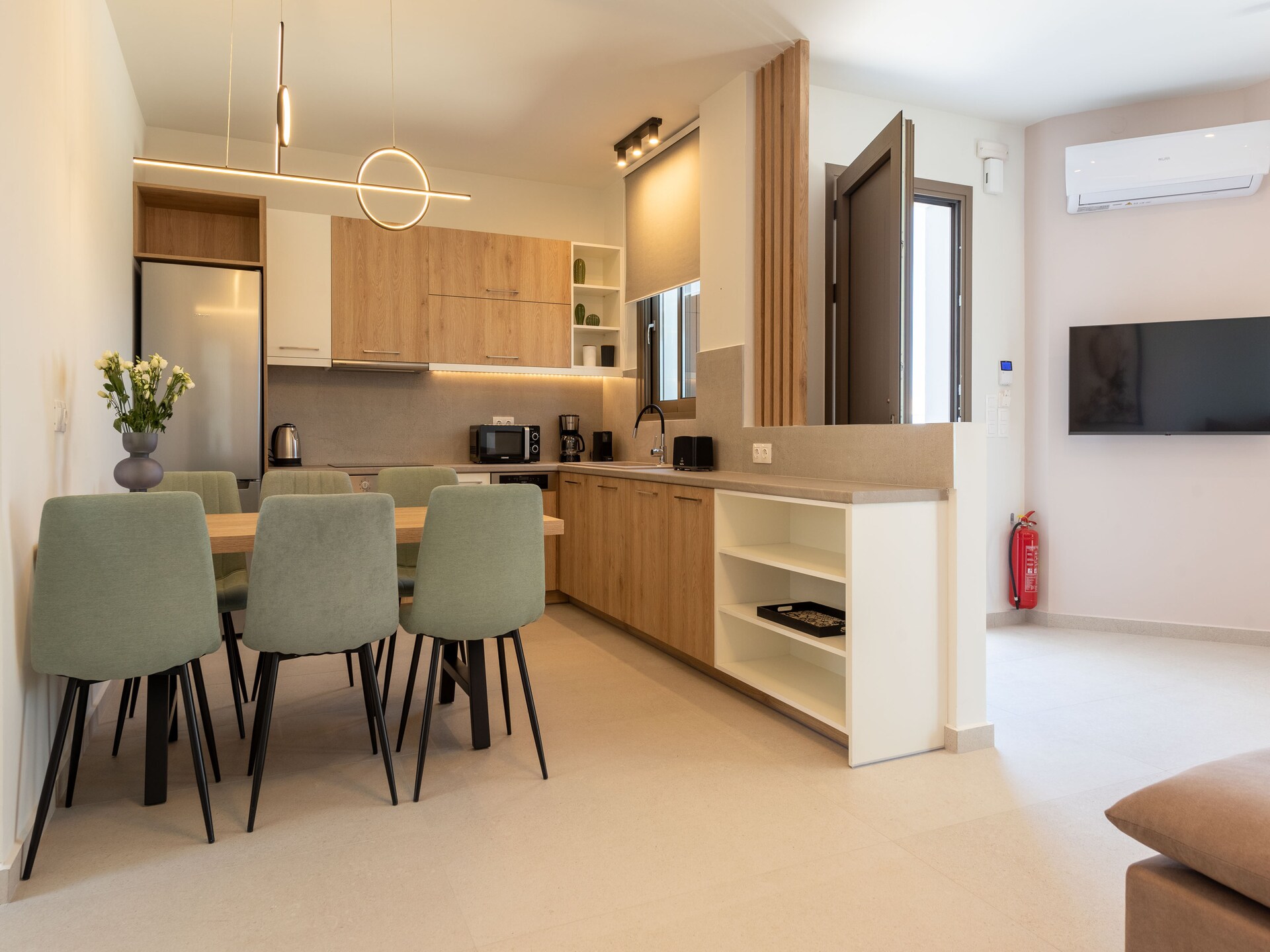 Privézwembad en panoramisch zeezicht in villa in Rethymno - foto 4