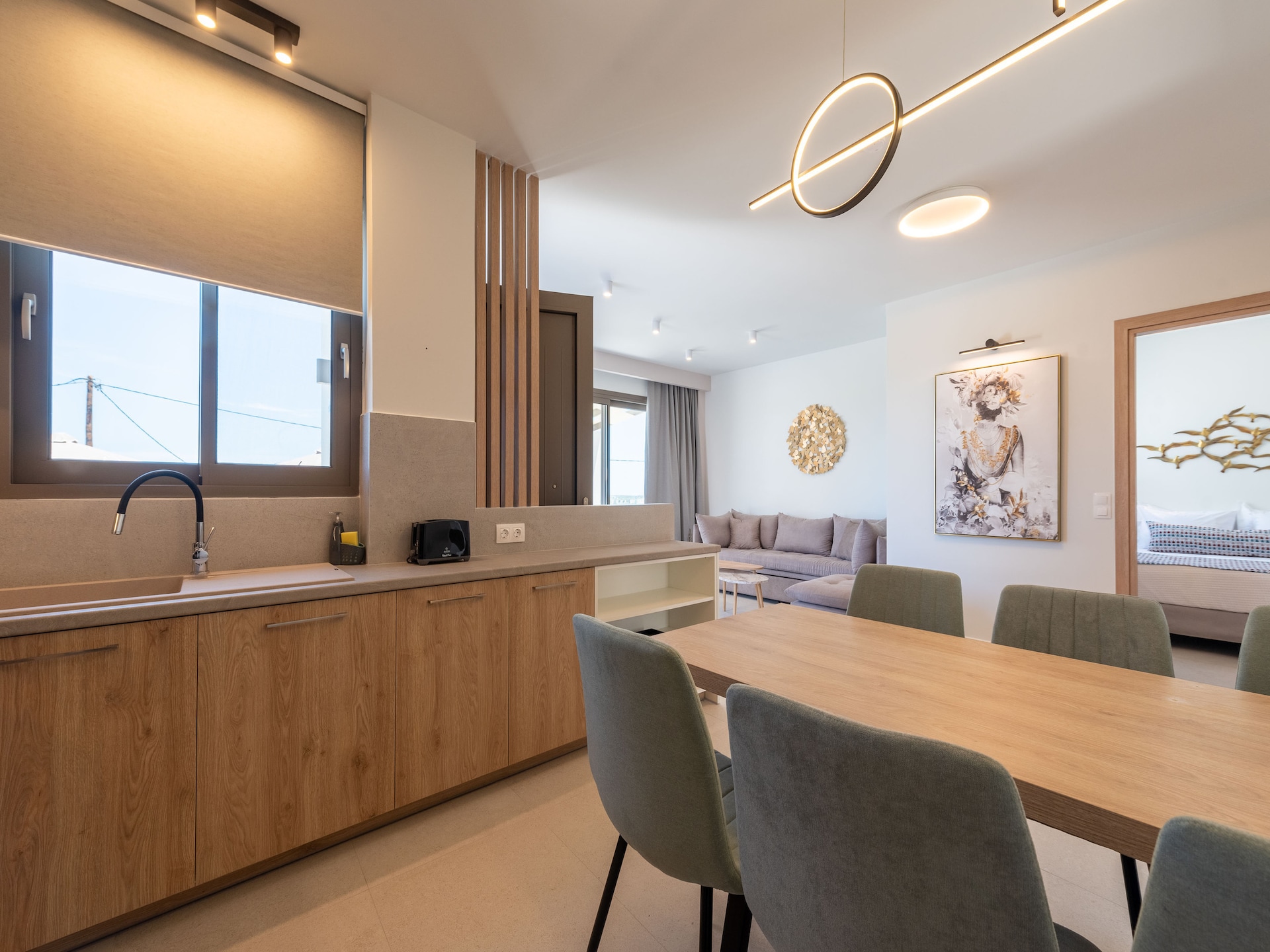 Privézwembad en panoramisch zeezicht in villa in Rethymno - foto 14