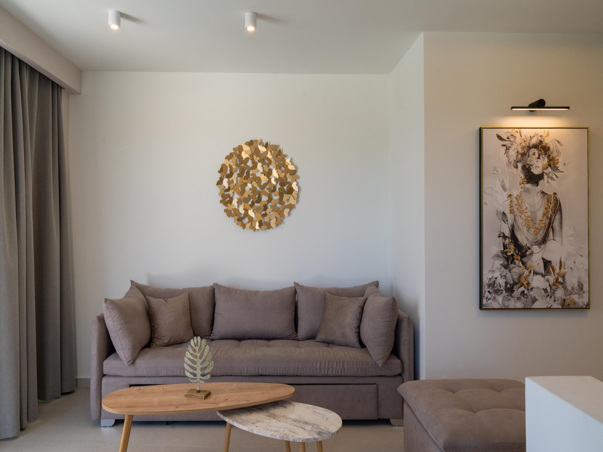 Privézwembad en panoramisch zeezicht in villa in Rethymno - foto 12