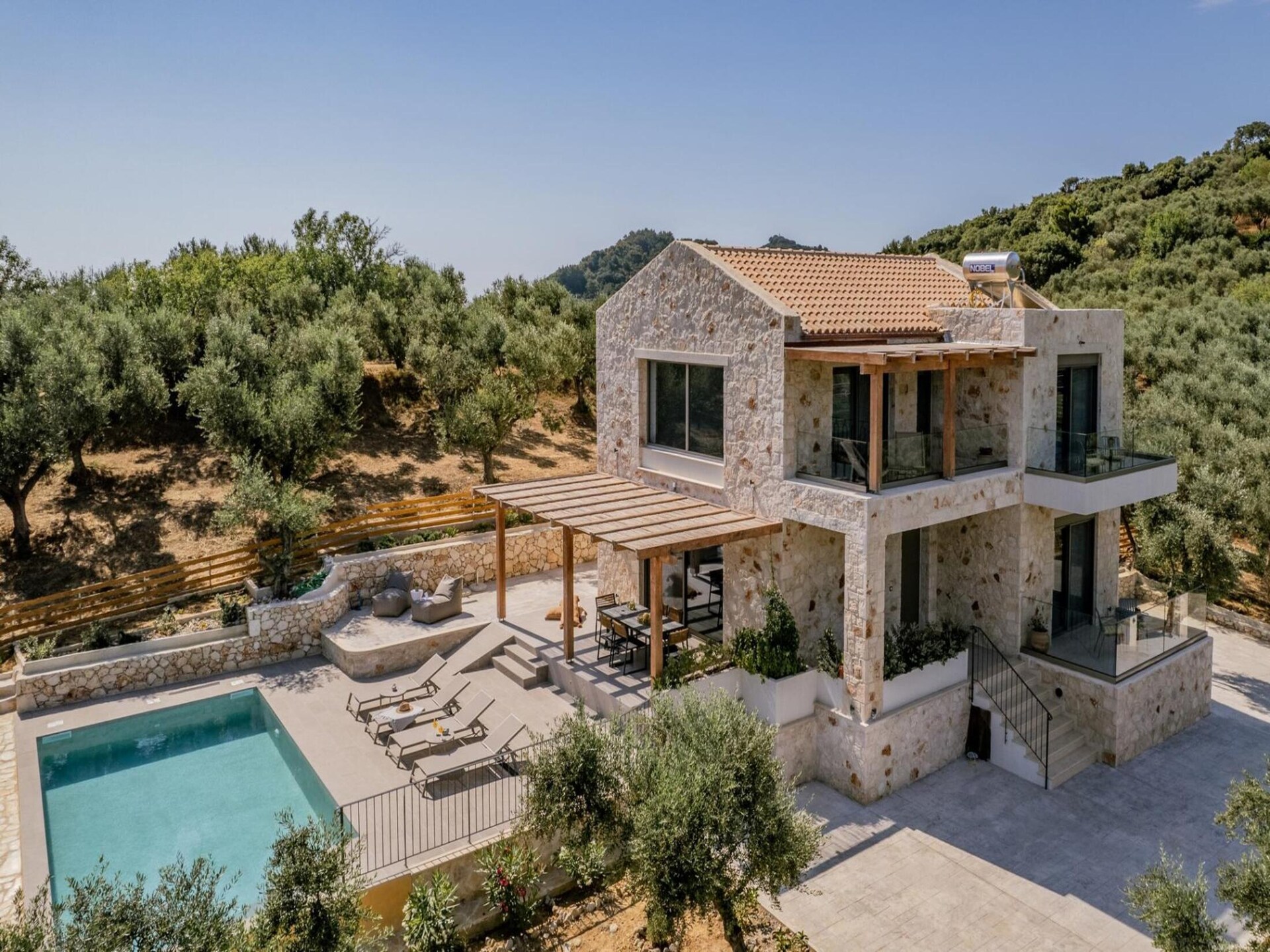 Villa Cossoro Ena: Ruim vakantiehuis met privézwembad bij Vasilikos - foto 5